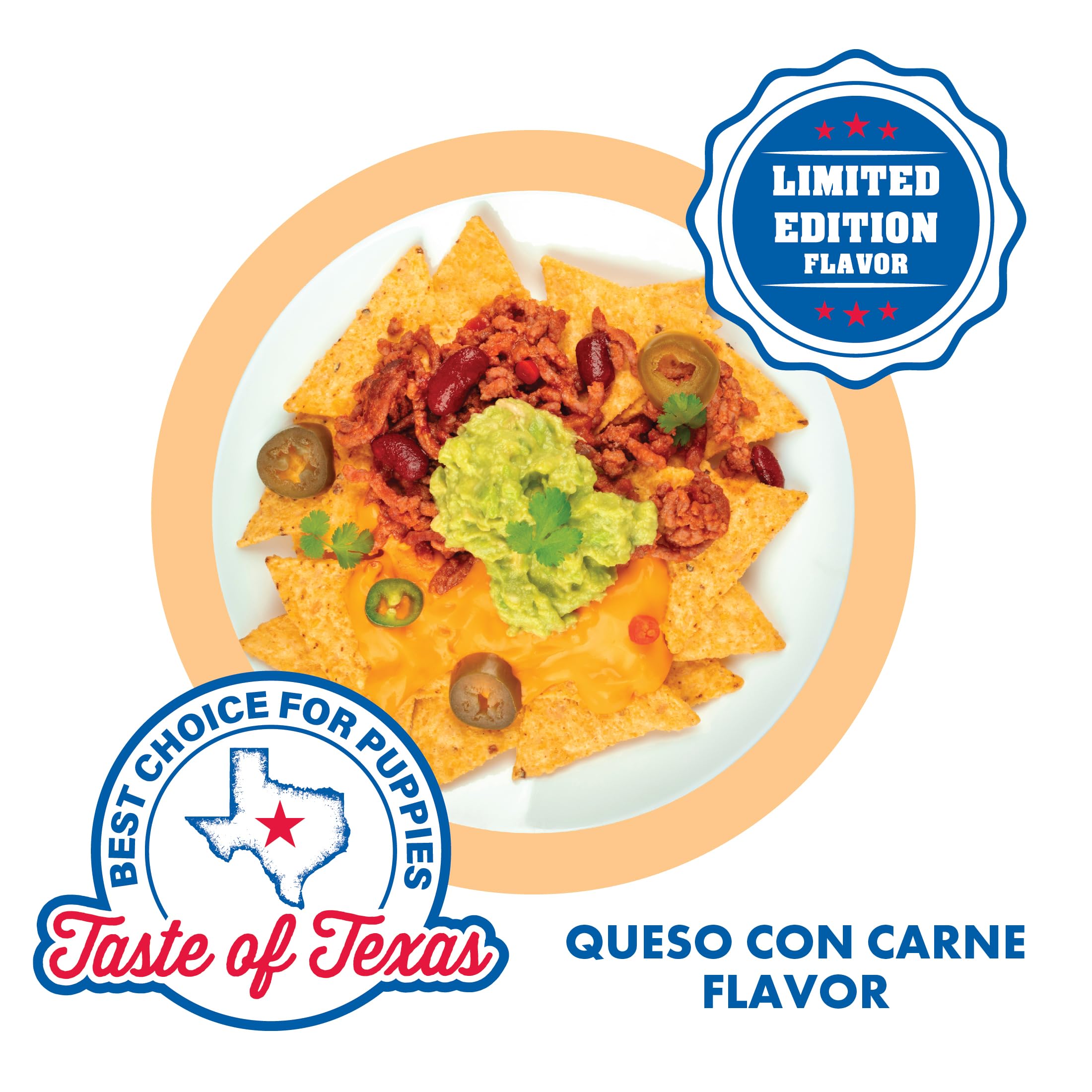 N-Bone Puppy Teething Rings Taste of Texas Queso Con Carne Flavor 3 Count