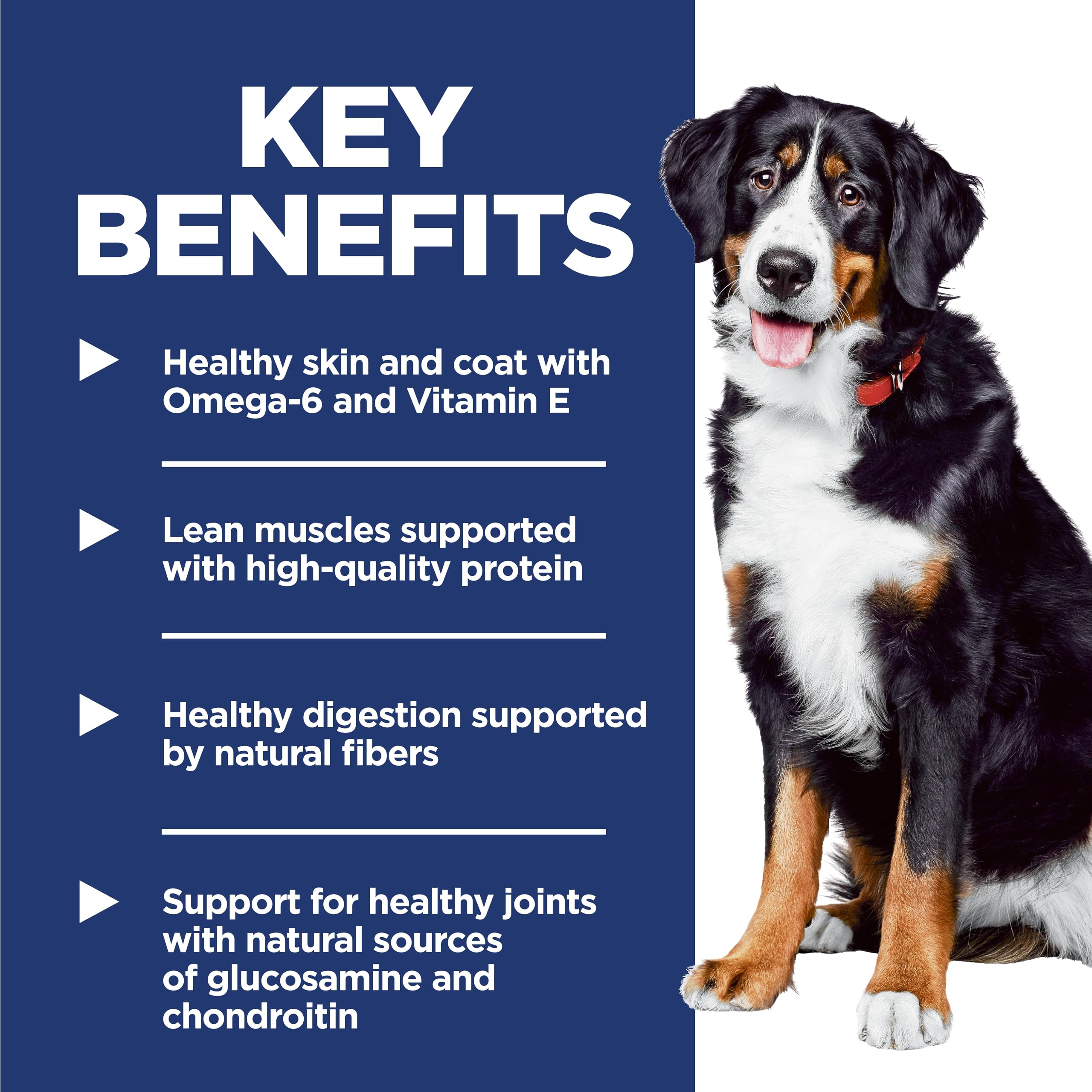 Hill's Science Diet Large Breed Dry Dog Food, Chicken & Barley, 35 lb Bag, Adult 1-5, Premium Nutrition