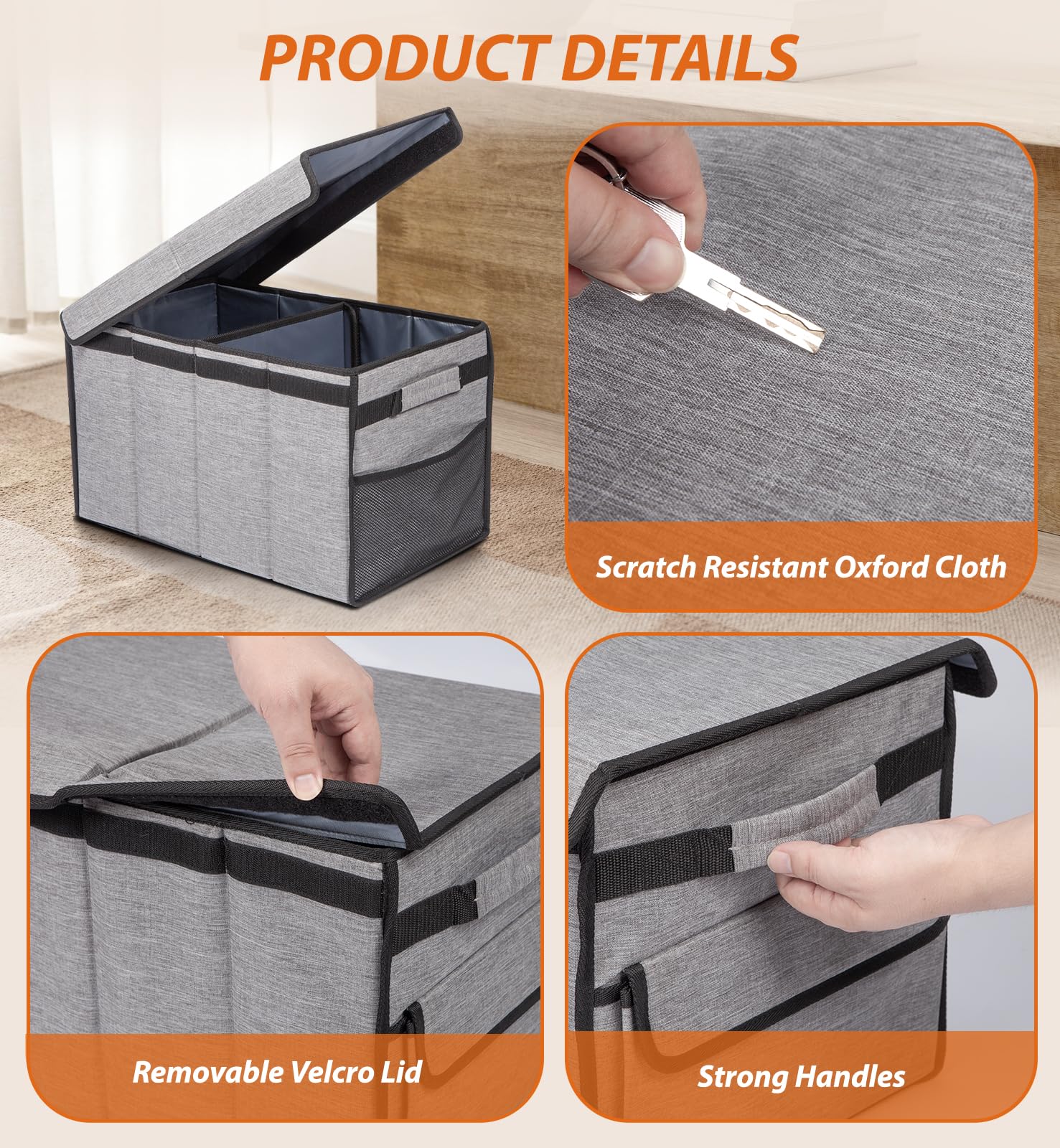 Back Seat Extender For Dogs Up To 120Lbs, Car Seat With Pocket, Portable Dog Back Seat Extender For Road Trip, Car Organizer Gap