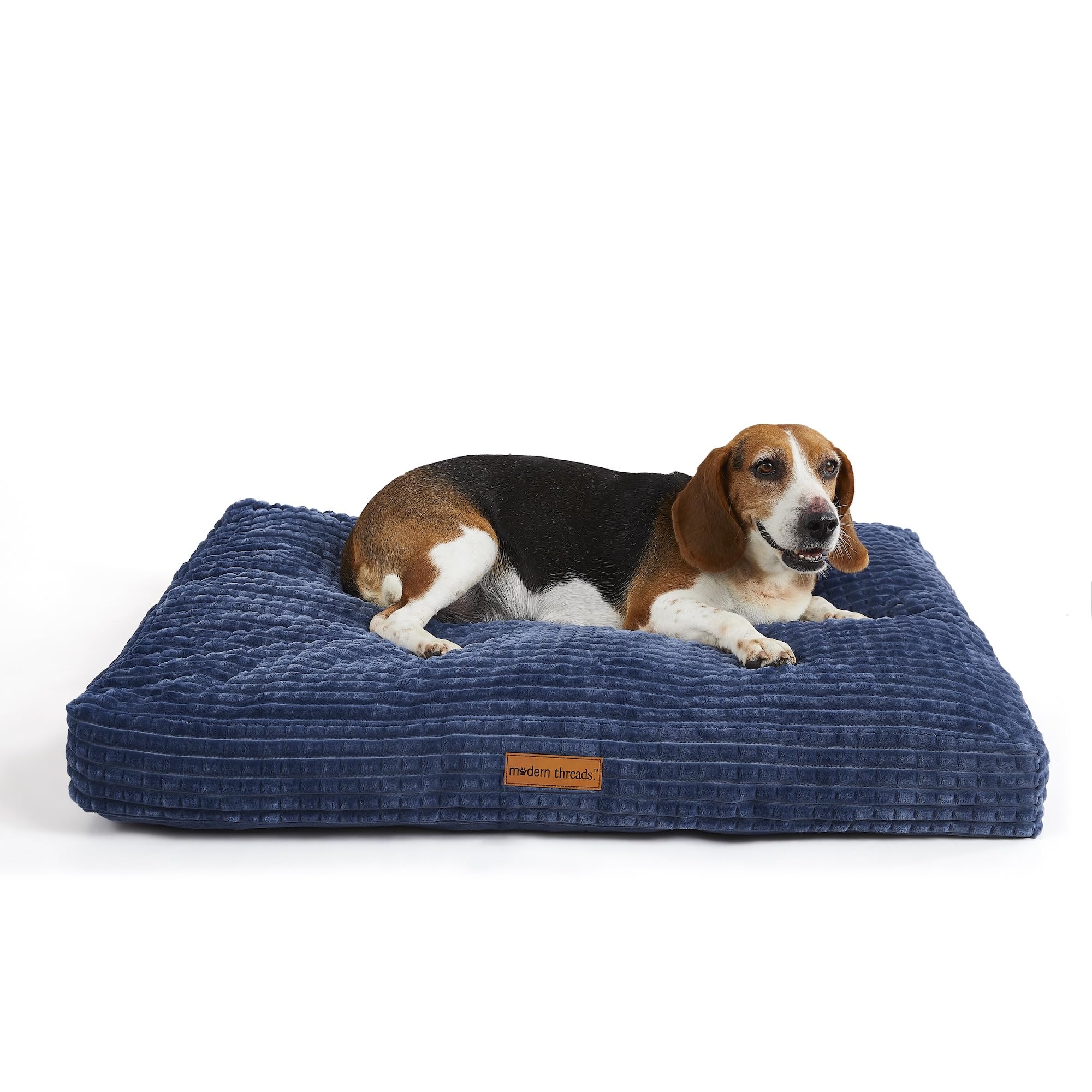 Modern Threads Ultra Plush Orthopedic Memory Foam Pillow Bed For Large Dogs With Supportive Filling And Stylish Textured Design,