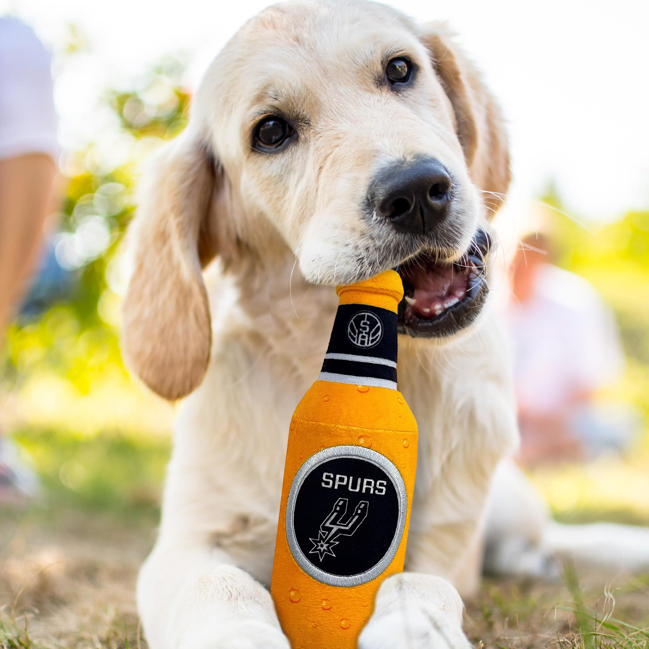 Pets First Nba San Antonio Spurs Cheese Burger Plush Dog & Cat Squeak Toy - Cutest Stadium Hamberger Snack Plush Toy For Dogs &