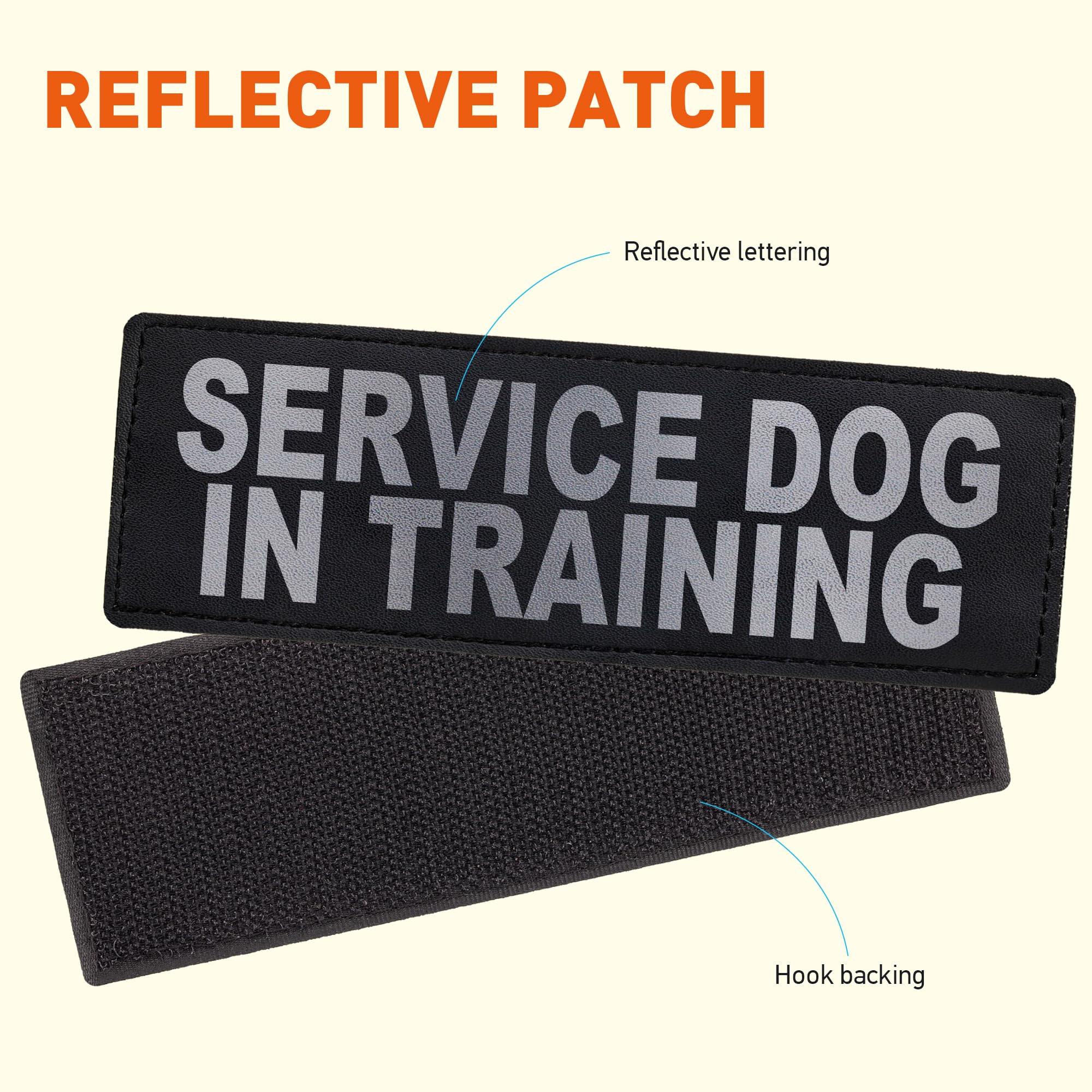 Dogline Boston Step In Mesh Dog Harness With Service Dog In Training Patch No Choke Pet Vest Soft Gentle Padded Chest Halter For