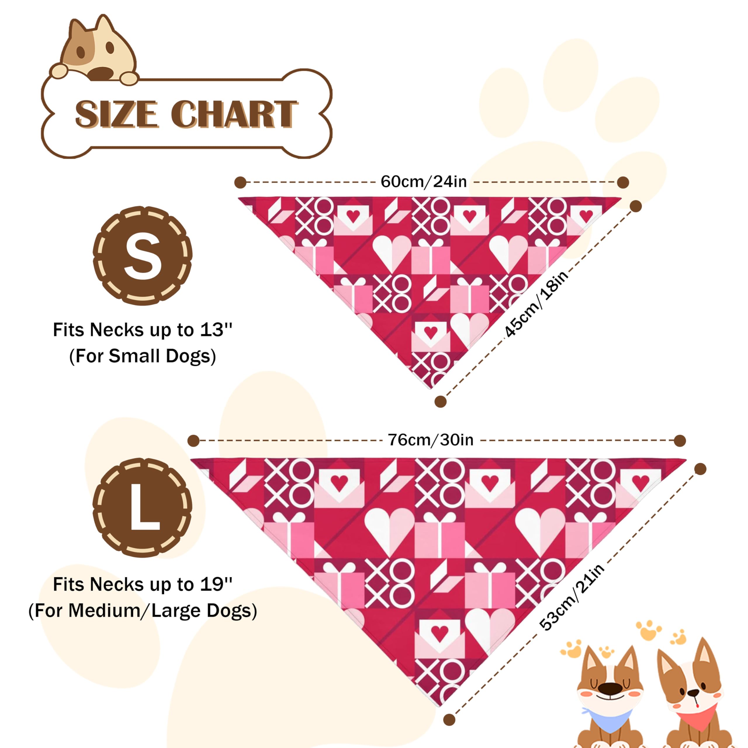 2Pcs Holiday Dog Bandanas, Dog Bandana Boy Girl,Funny Holiday Dog Scarf, Fashion Design Apply To Medium Sized Dog Holiday Outfit