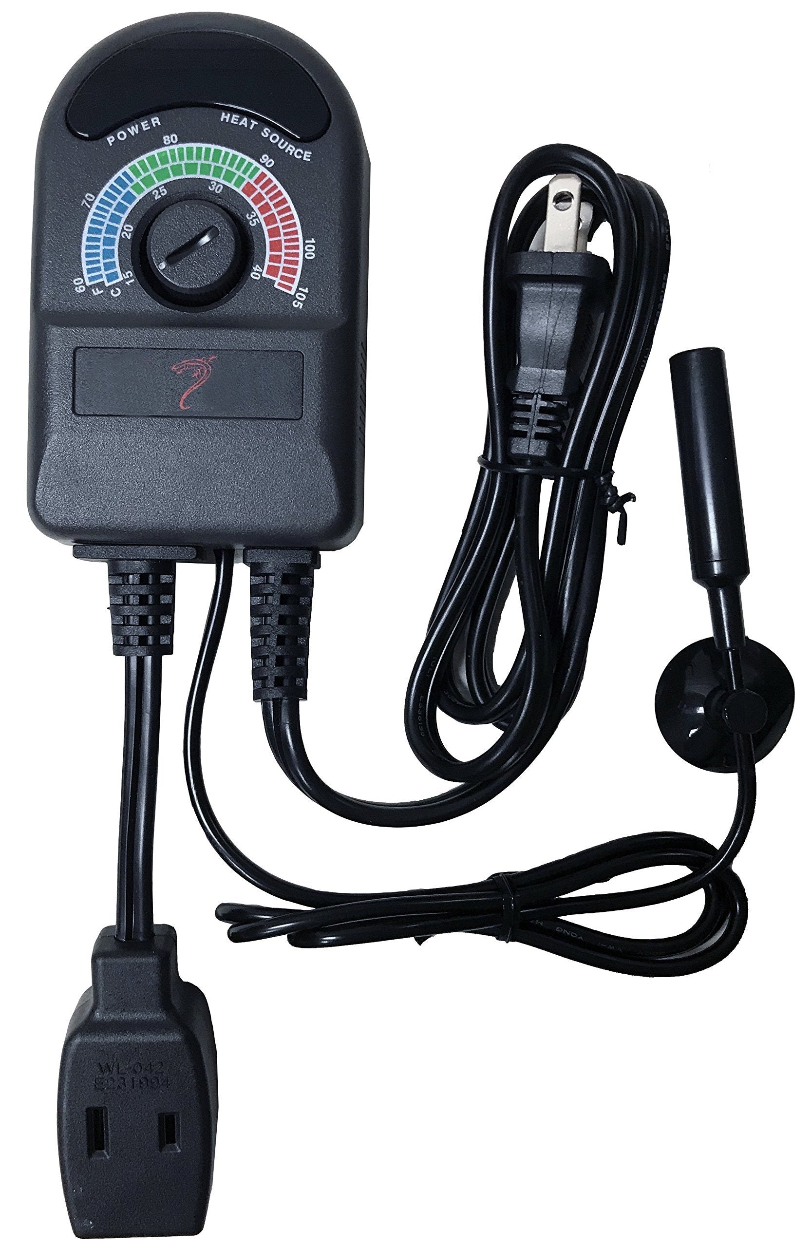 Encompass All 1000W Combined - Terrarium Heat & Habitat Lighting Temperature Controller For Germination/Rooting & Reptiles - 3 Power Outlets