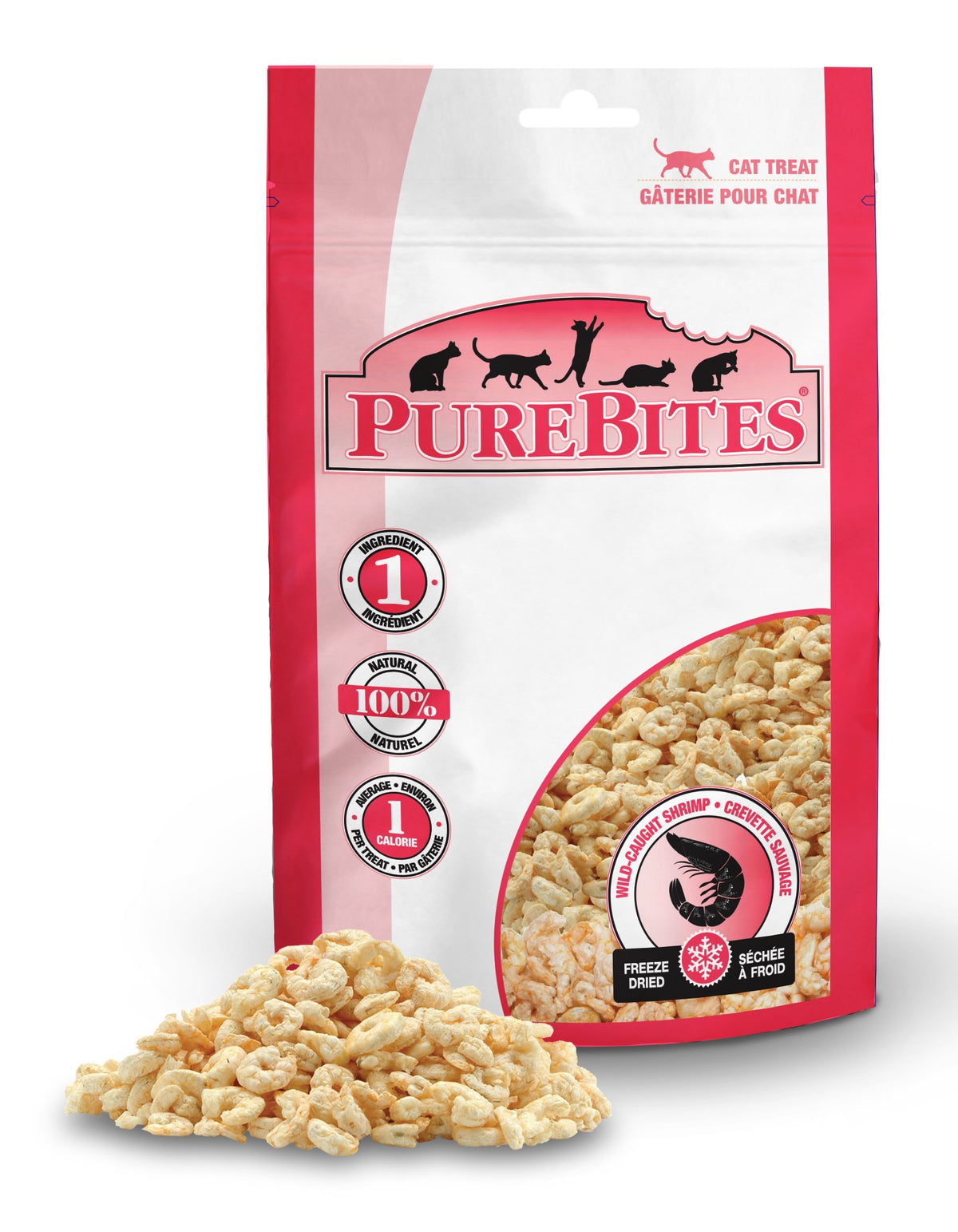 Purebites 1Pbc-8Sr14 Shrimp For Cats, 0.28Z/8G - Entry Size