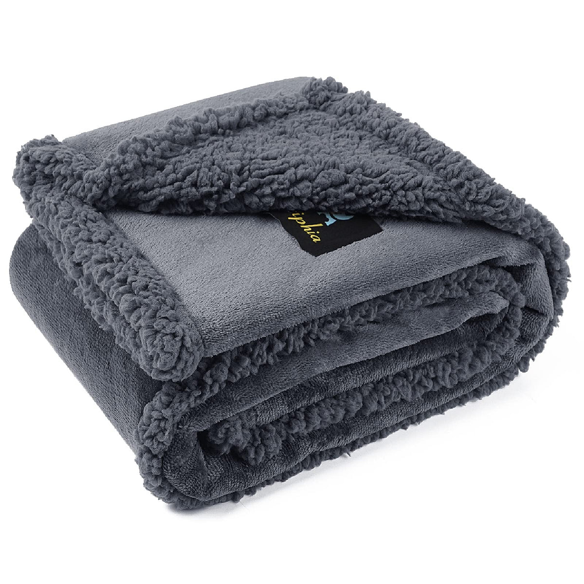 Waterproof Pet Blanket, Liquid Pee Proof Dog Blanket For Sofa Bed Couch, Reversible Sherpa Fleece Furniture Protector Cover For 
