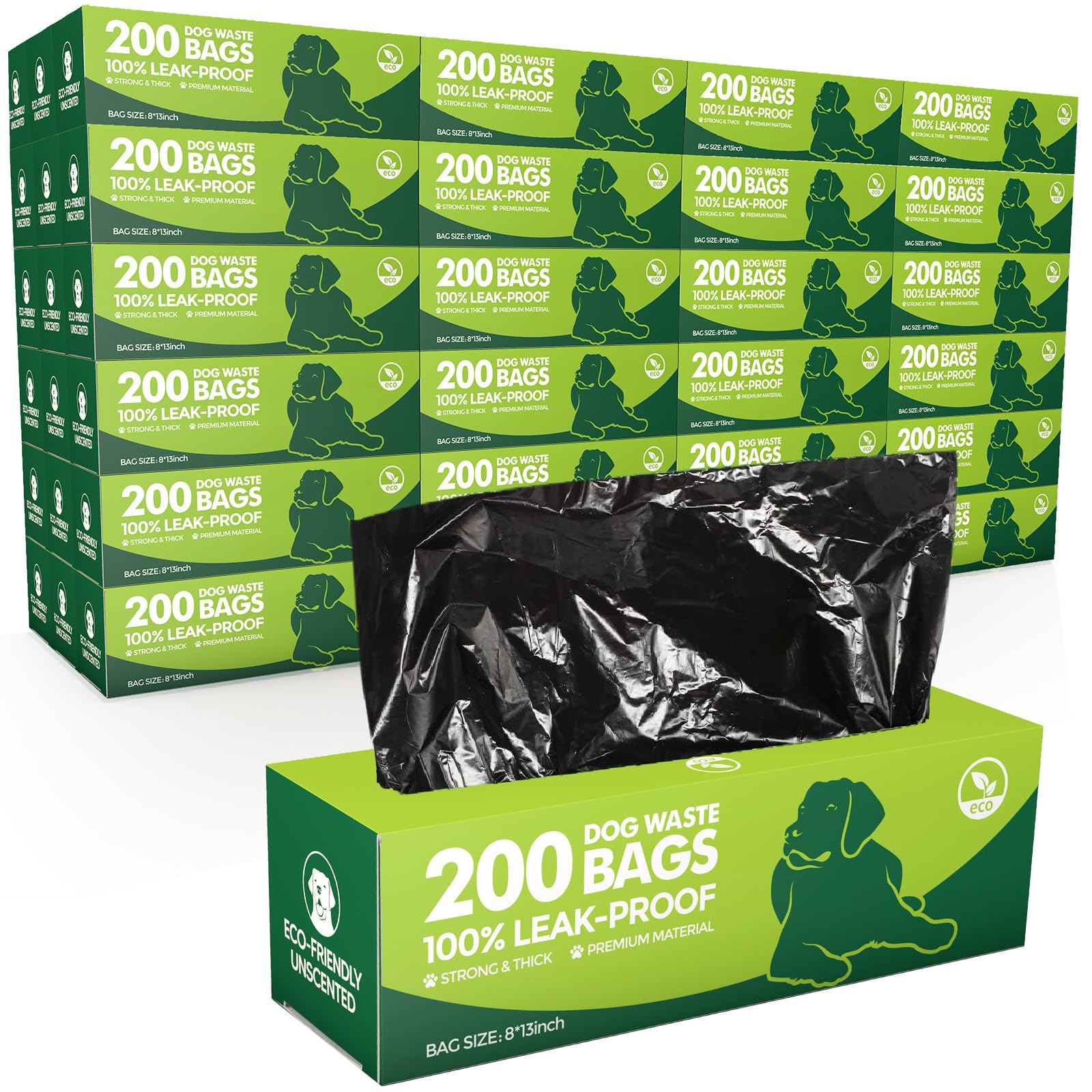 Sherr 15 Boxed Rolls 3000 Counts Dog Poop Bags Bulk Leak Proof Dog Waste Bags Doggy Poop Bags Pet Waste Bags For Puppy Pets Outd