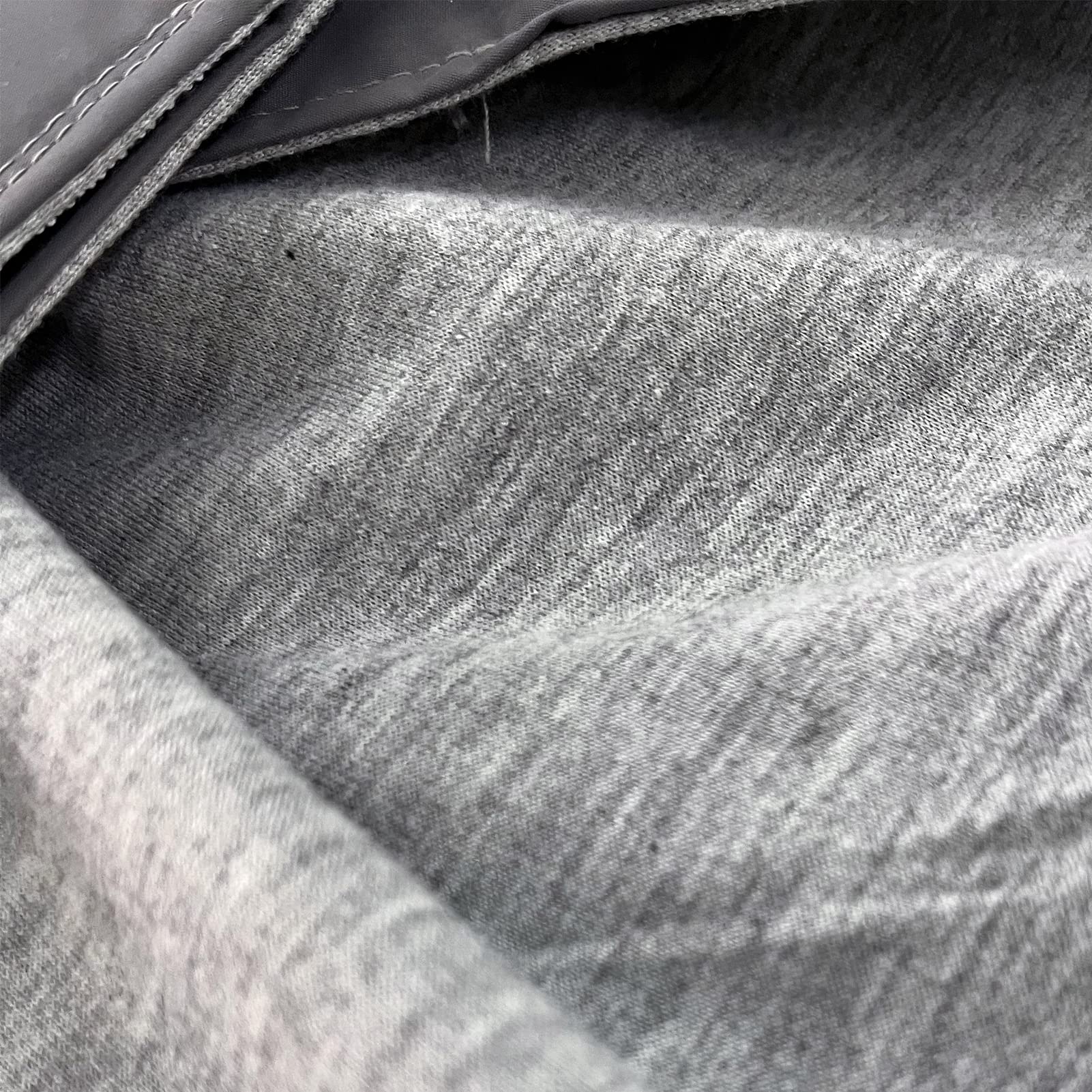 Leerking Dog Raincoat Hooded Leash Hole 10 Sizes, Waterproof Double Layer Dog Rain Coat Jacket With Cotton Lining For Small Medium And Large Dog,Grey,3Xl