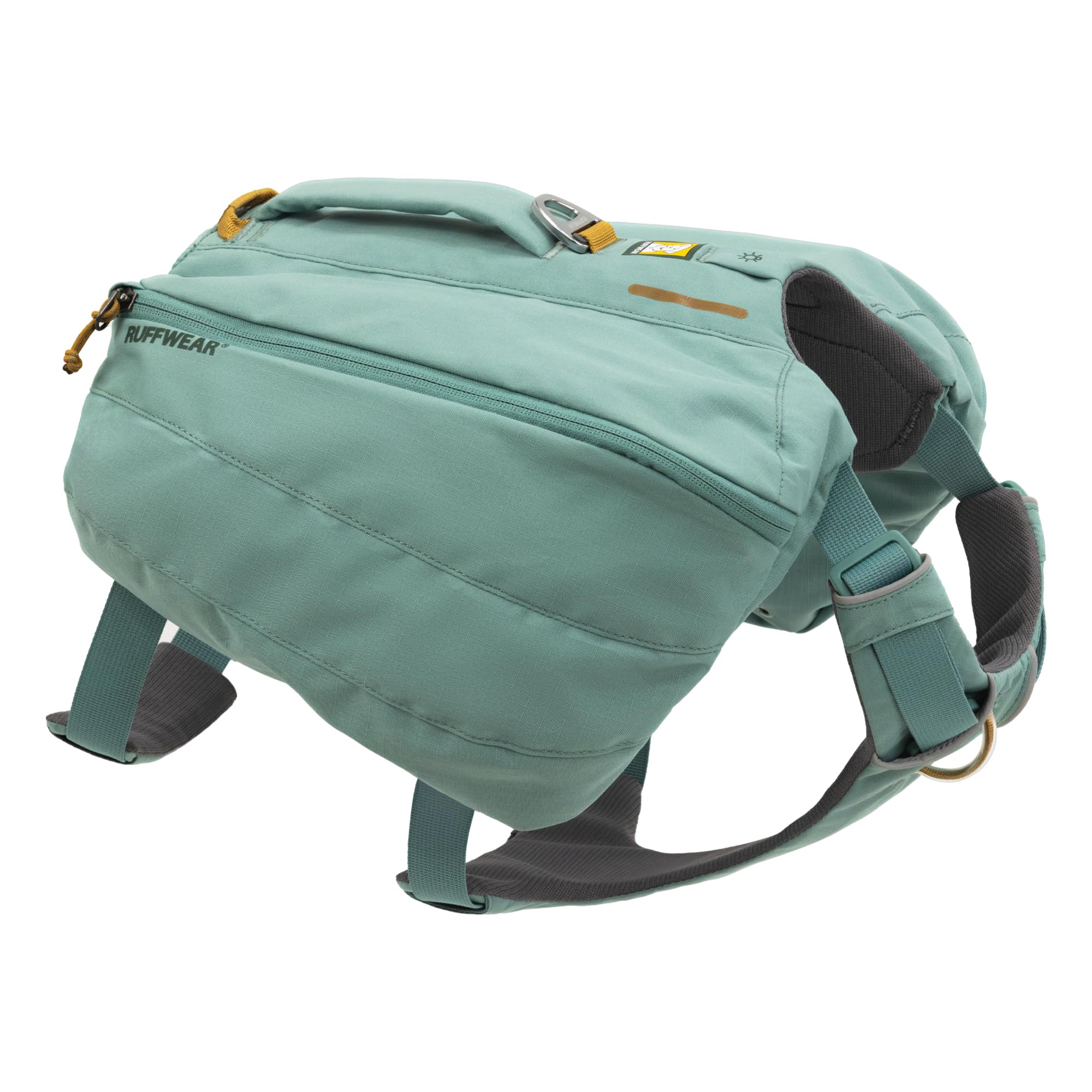 Ruffwear, Front Range Dog Day Pack, Backpack With Handle For Hikes & Day Trips, River Rock Green, Small