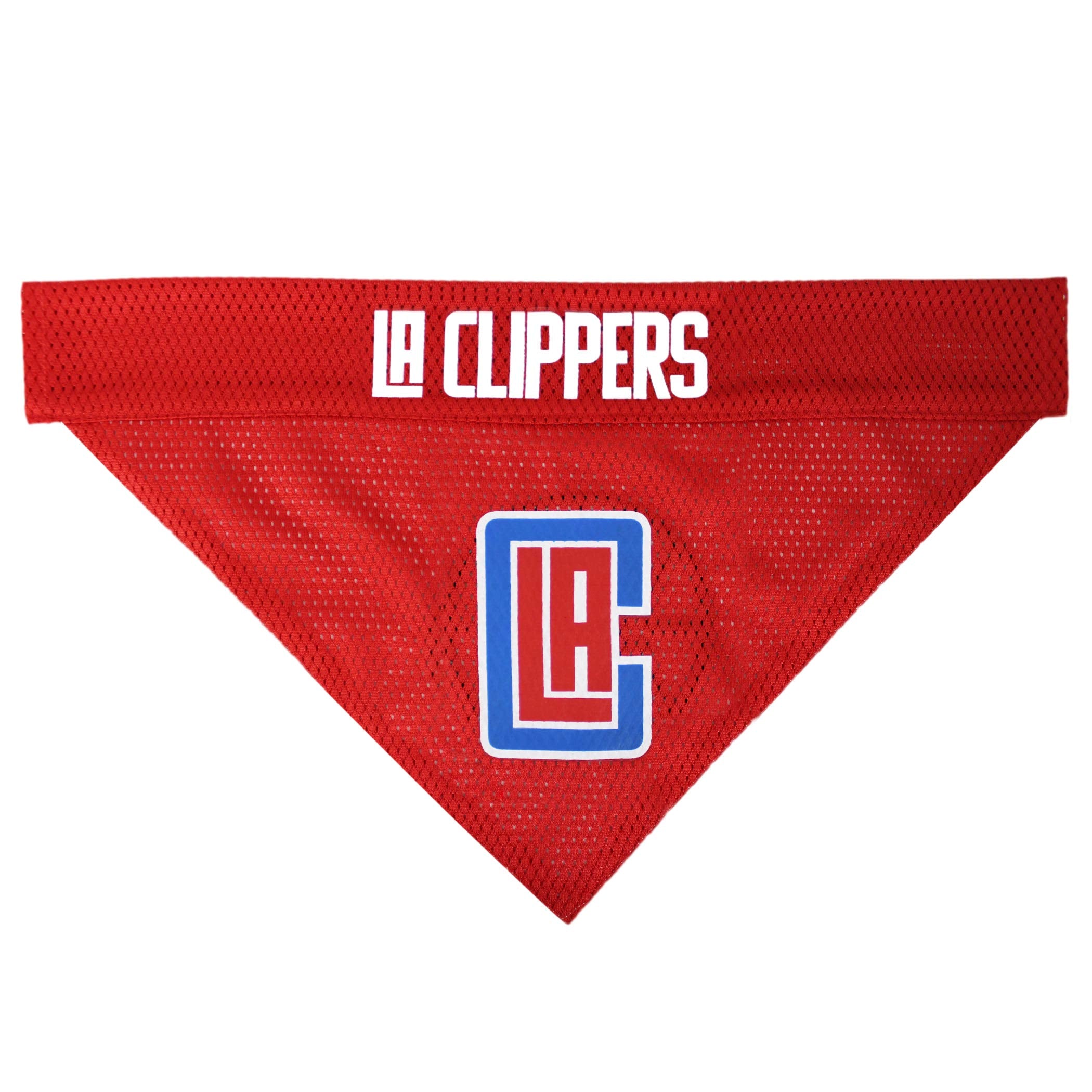 Nba Dog Bandana - Los Angeles Clippers Reversible Pet Bandana. 2 Sided Home & Away Sports Bandana With A Premium Embroidery Team Logo, Large/X-Large