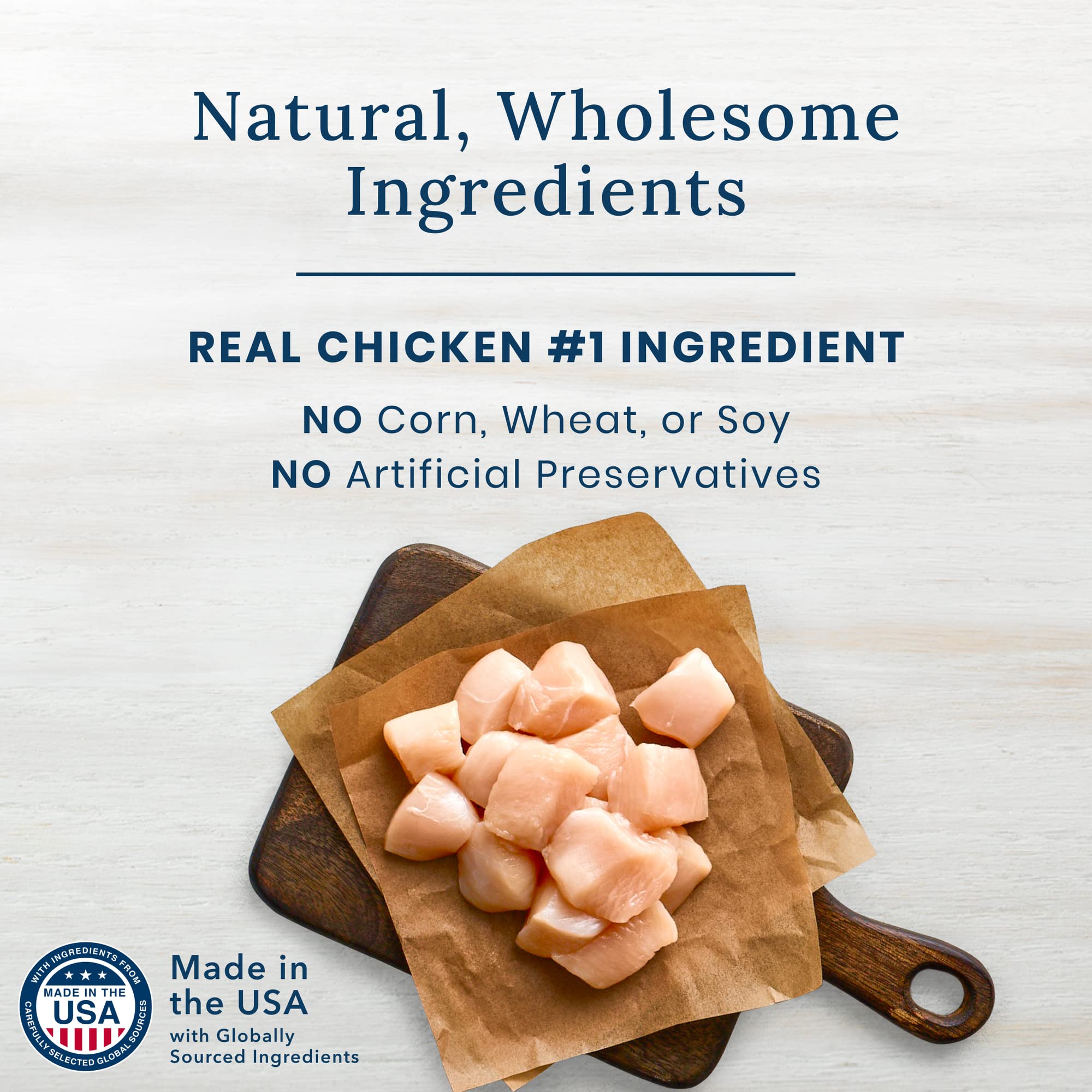Blue Buffalo Nudges Homestyle Natural Dog Treats Chicken and Bacon Bag