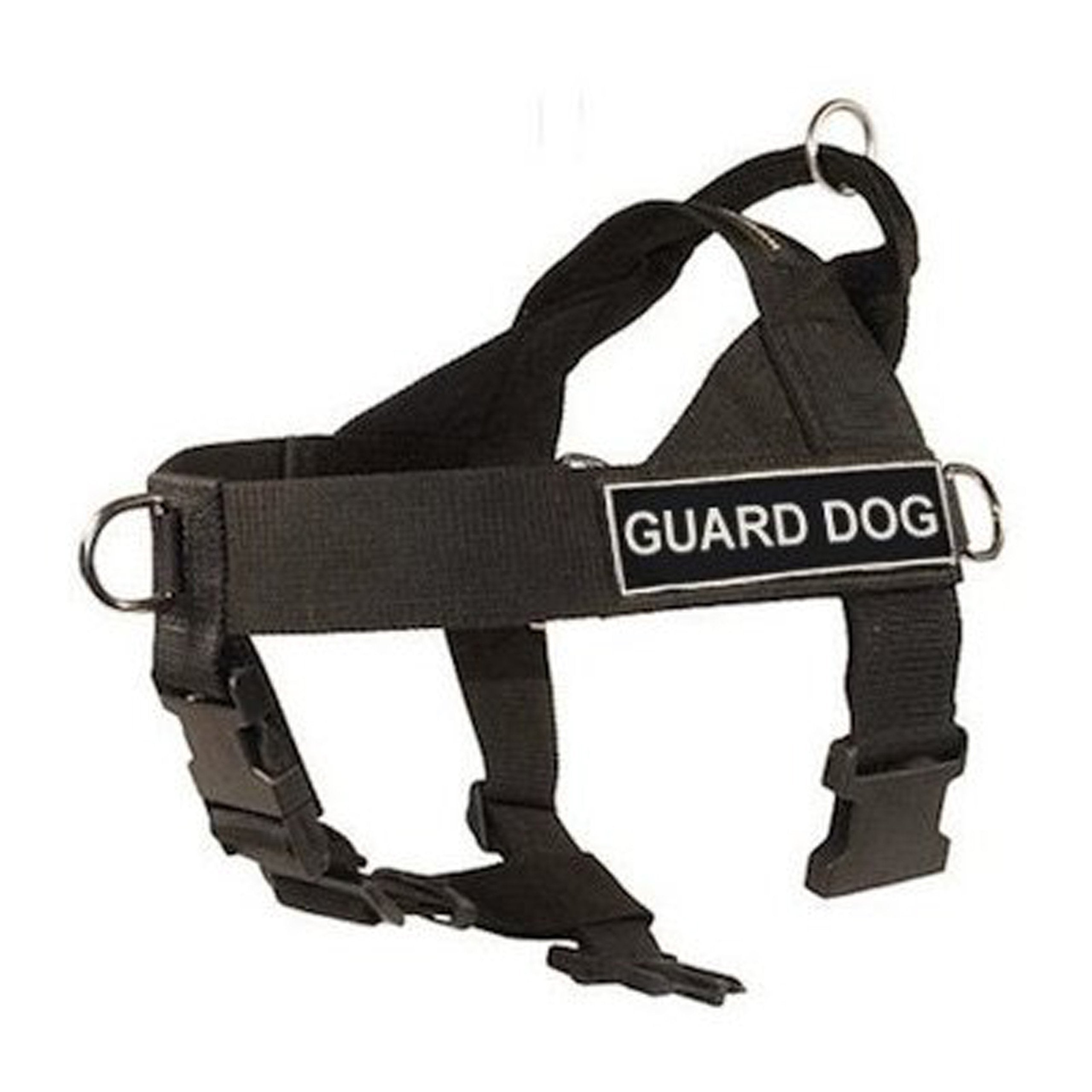 DT Universal No Pull Dog Harness, Guard Dog, Black, Large, Fits Girth Size: 31-Inch to 42-Inch