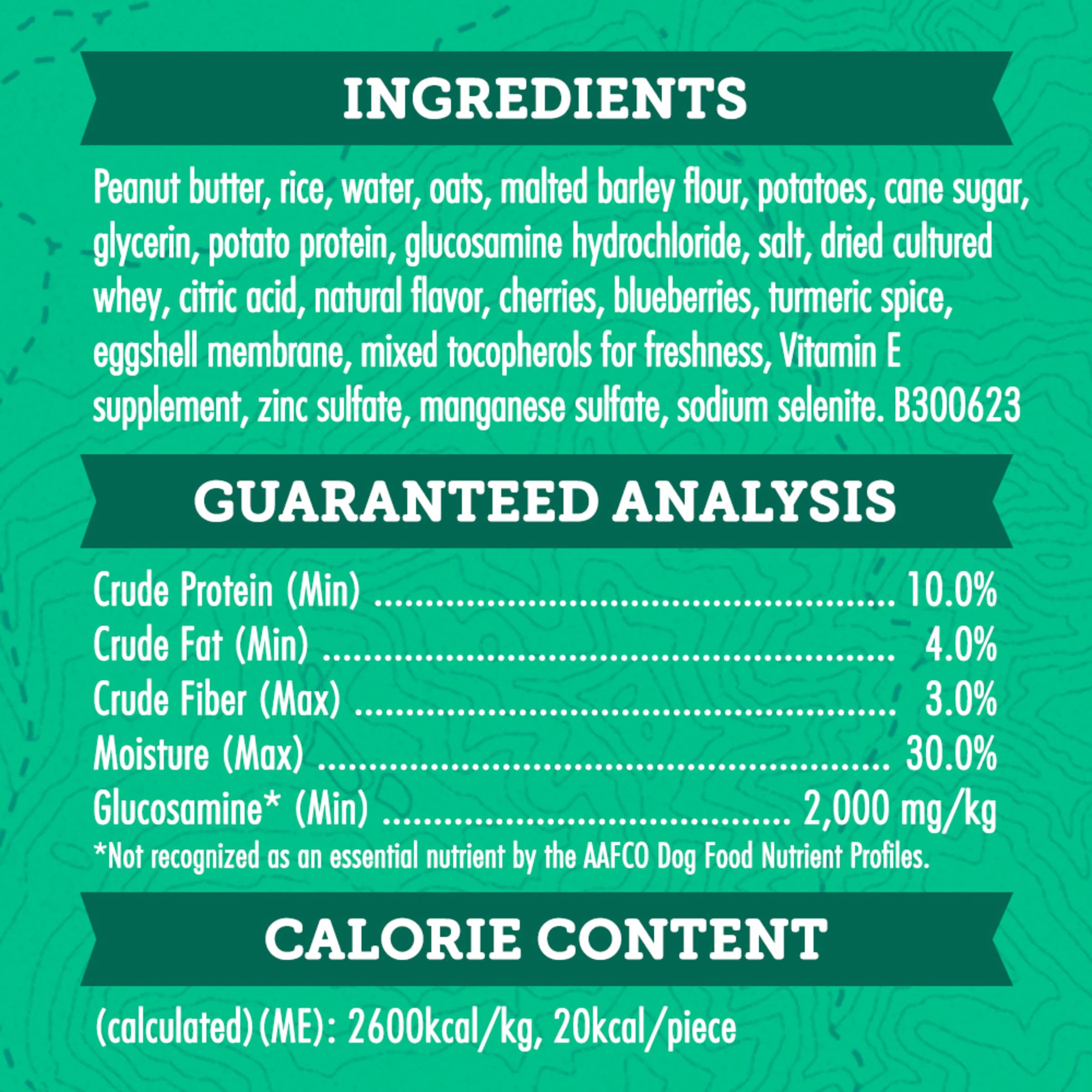 Zukes Hip and Joint Support Dog Treats for Adult Dogs, Senior Dog Treats Made with Real Peanut Butter and Oats, 16 oz. Resealab