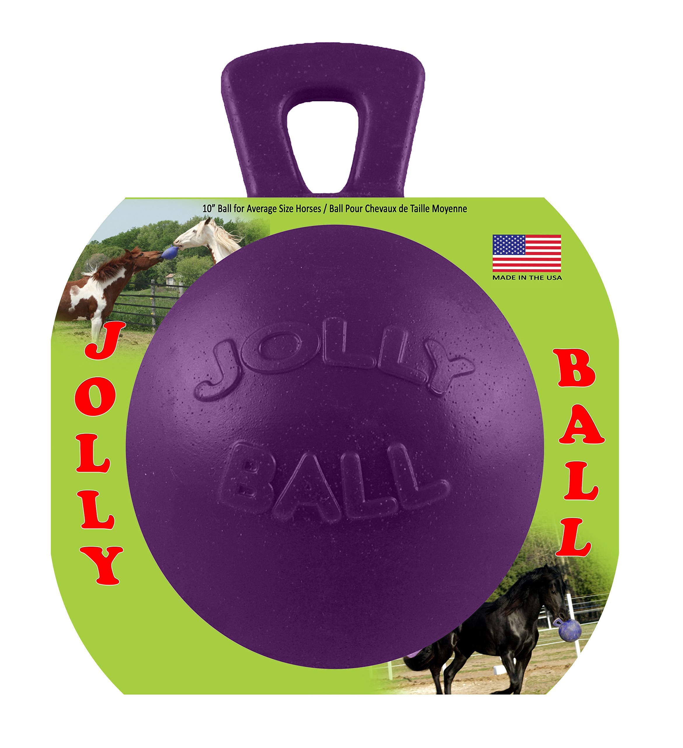 Horsemen'S Pride 10' Horse Jolly Ball Purple