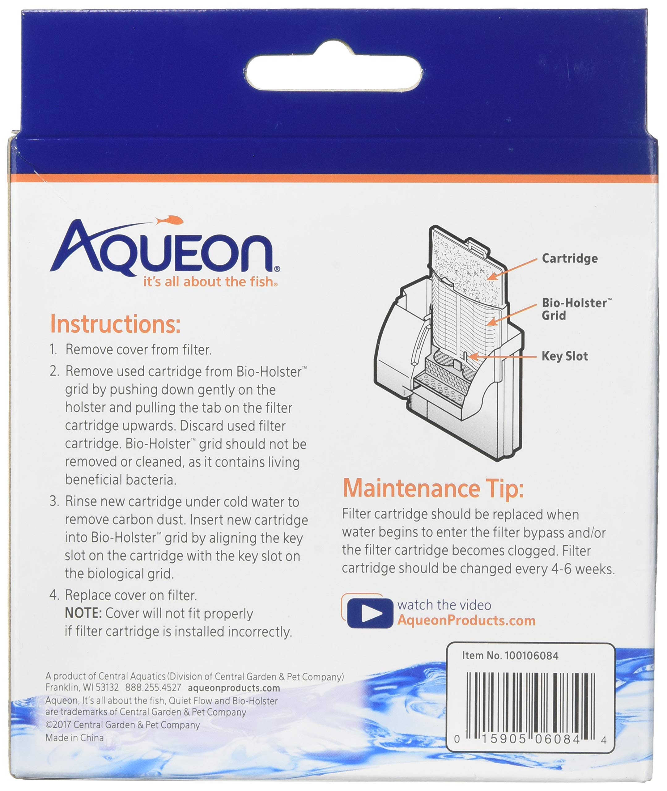 (2 Boxes) Aqueon 06084 Filter Cartridge, Medium, 3-Pack Each