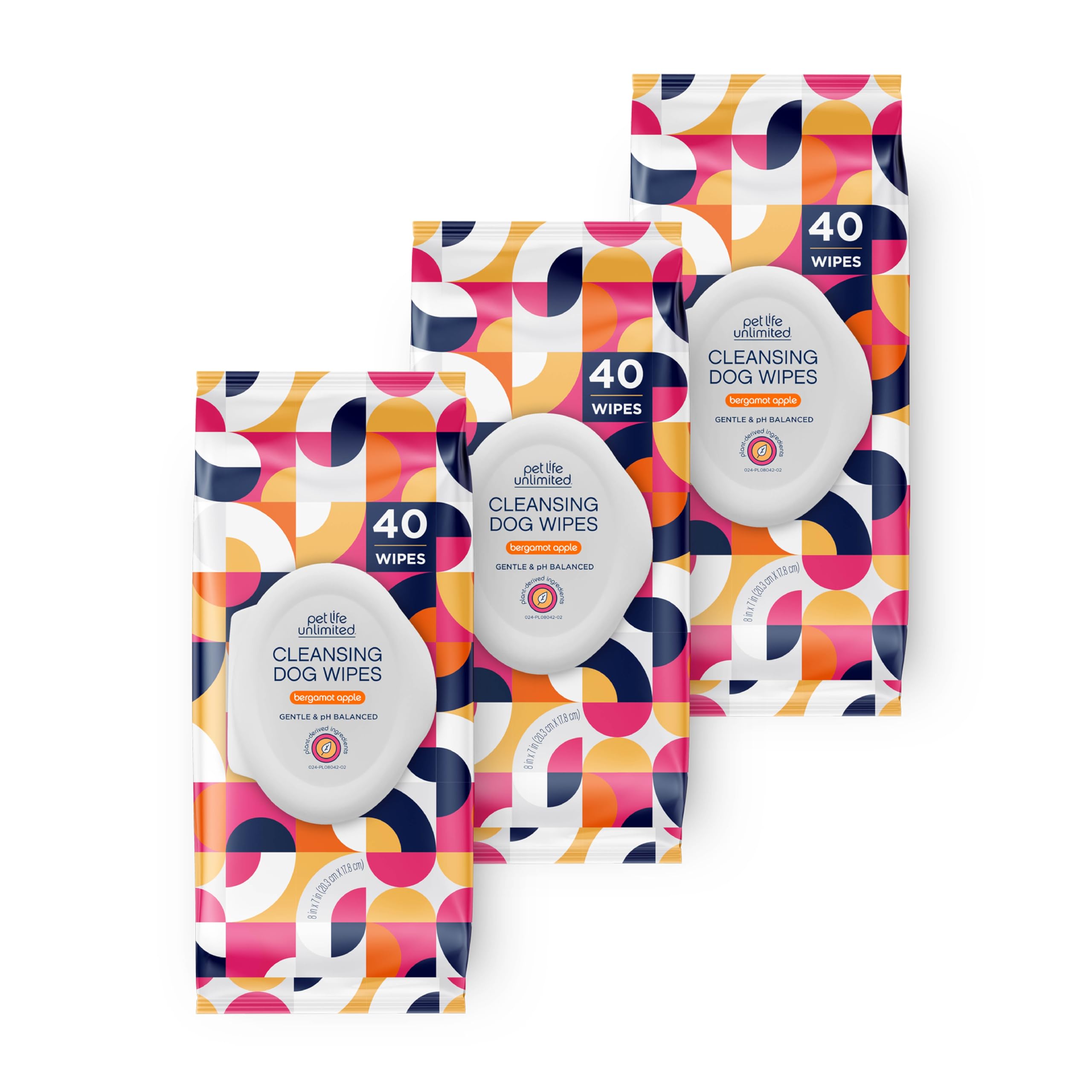 Pet Life Unlimited Pet Wipes For Dogs, Dog Cleaning Wipes - Plant-Based Dog Wipes With Moisturizing Aloe Leaf & Calendula - Made