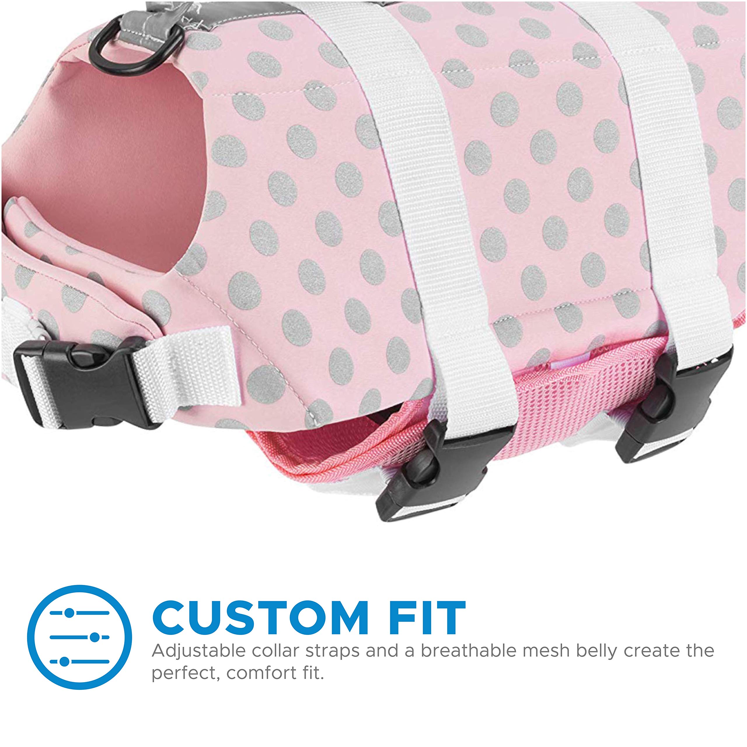 Paws Aboard Dog Life Jacket - Keep Your Canine Safe with a Neoprene Life Vest for Swimming and Boating - Available in Different