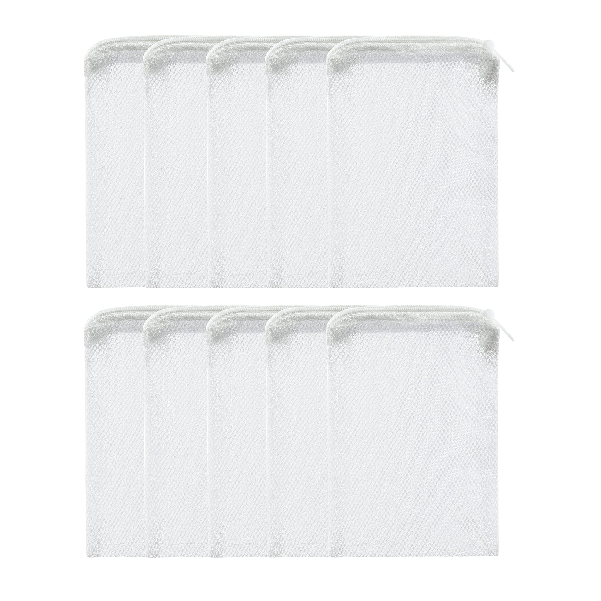 Alegi 10 Pcs Aquarium Filter Media Bags With Zipper, Mesh Reusable Bags For Aquarium Filter Media (6' X 4')
