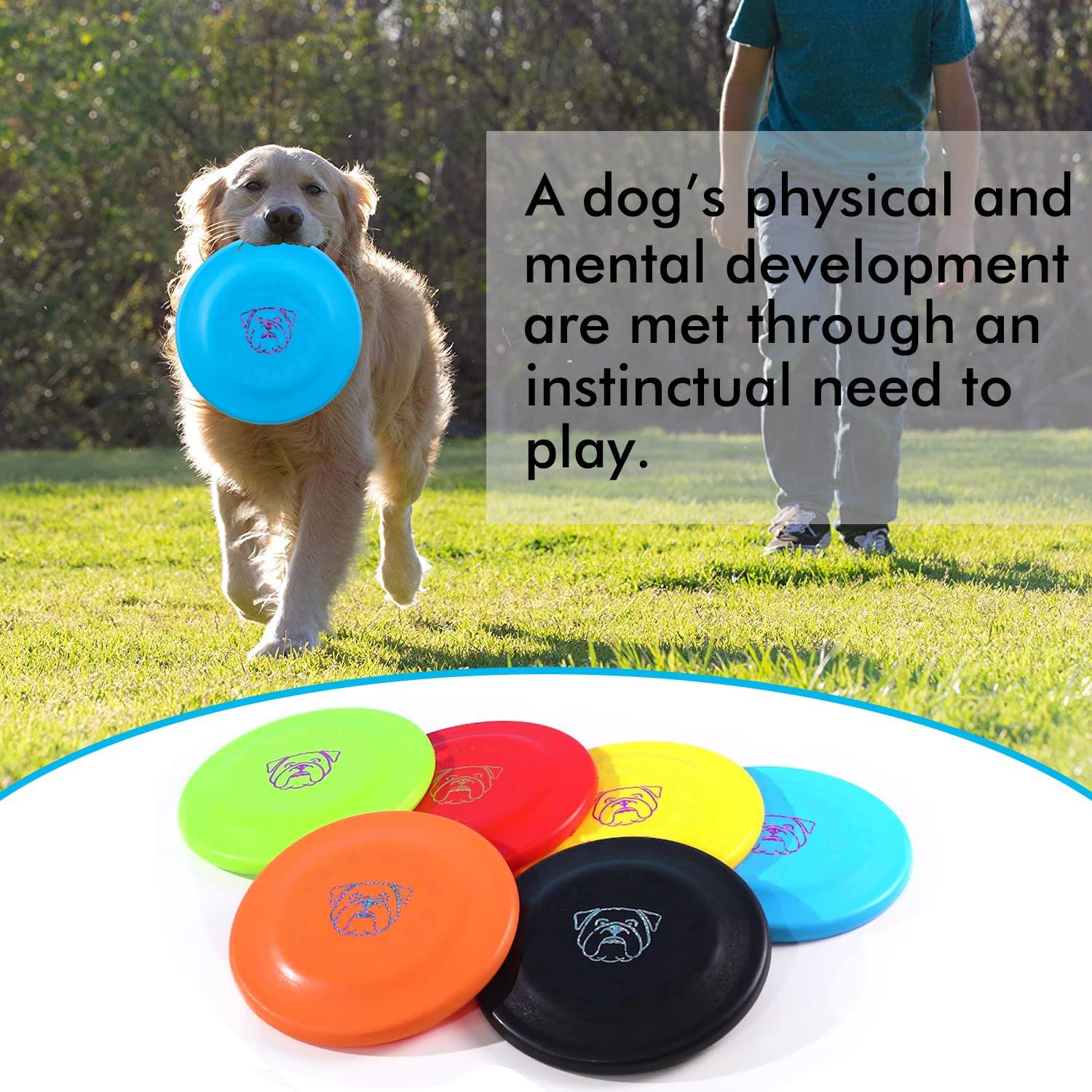 Xigou Dog Flying Disc, 3 Pcs Competition Dog Flyer Dog Toy, Soft Dog Flying Disc Indestructible Rubber Lightweight Flying Disc Dog Toy For Dogs - Floats On Water, Gentle On Teeth And Gums