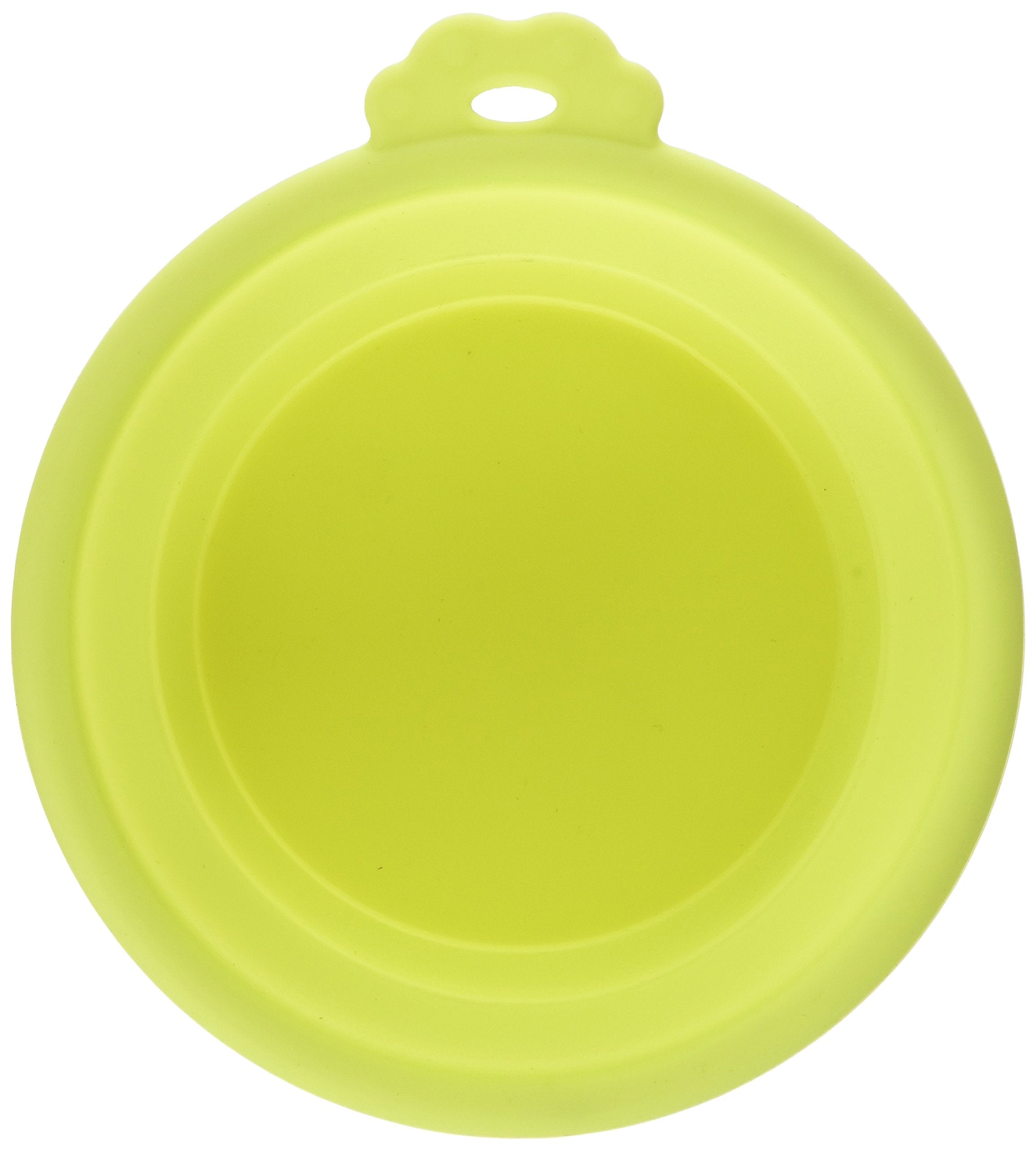 Petmate 23368 Silicone Round 1.5-Cup Travel Bowl For Pets, Go-Go Green