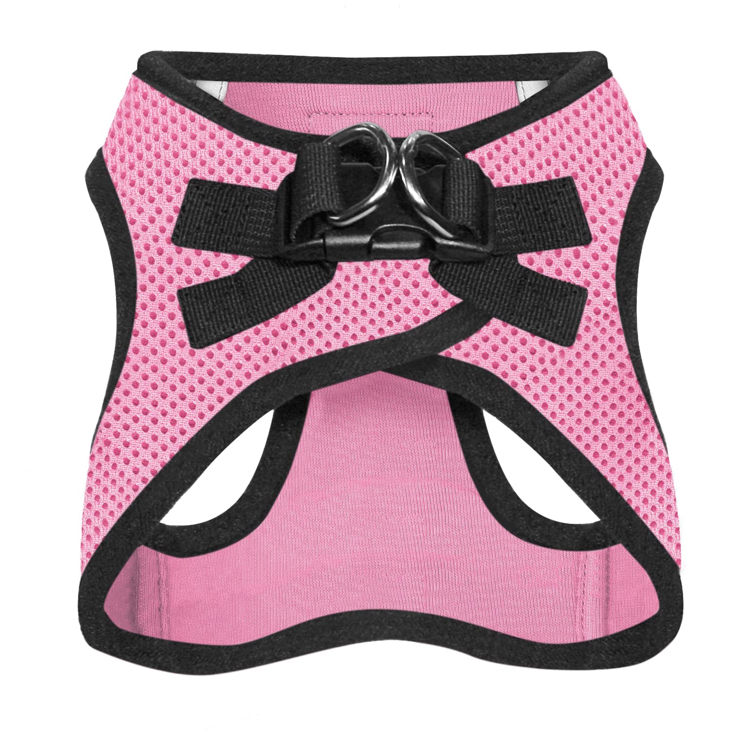 Voyager Step-In Air Dog Harness - All Weather Mesh Step In Vest Harness For Small And Medium Dogs And Cats By Best Pet Supplies - Harness (Pink/Black Trim), Xs (Chest: 13-14.5')