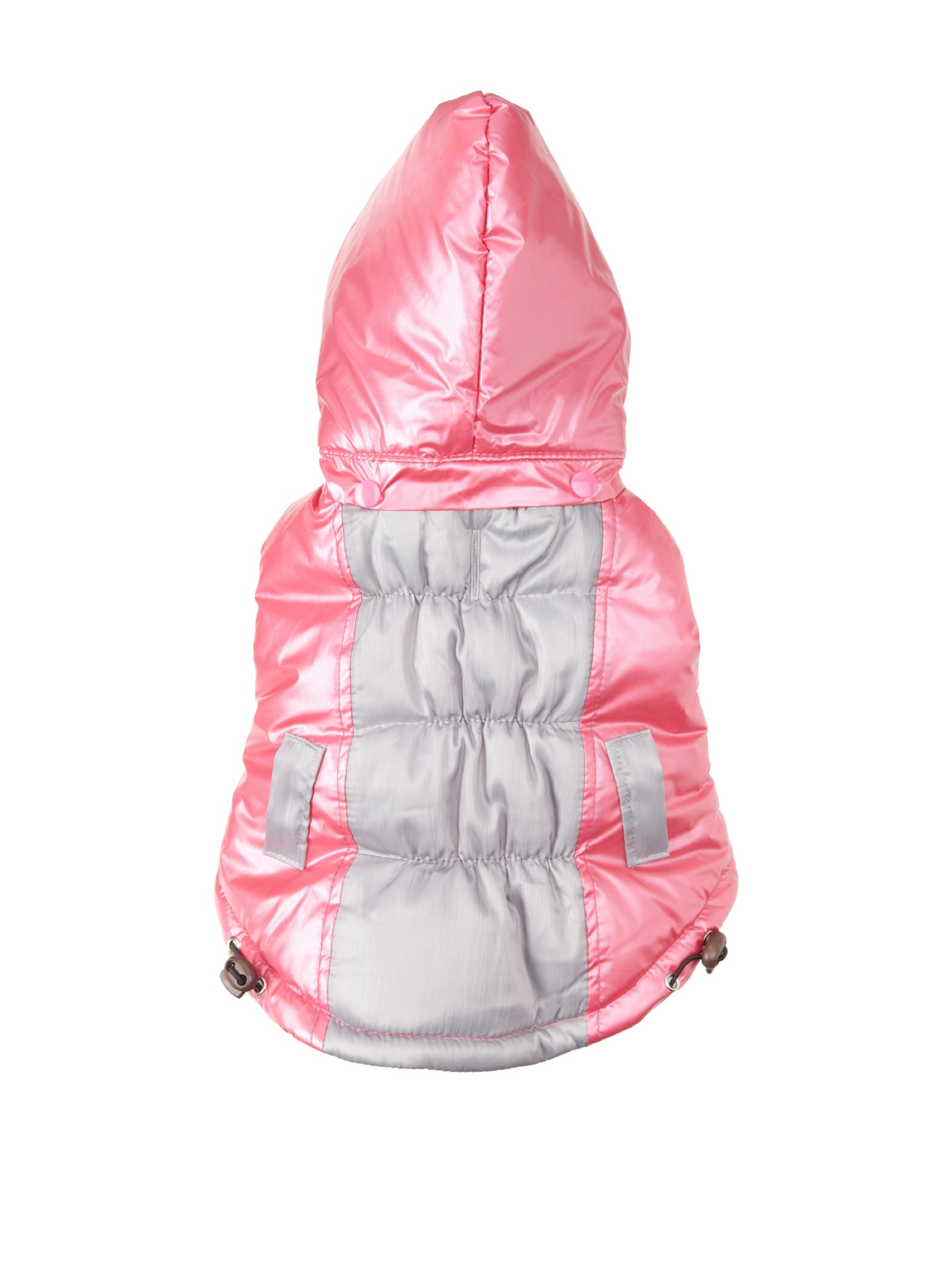 Pet Life Red Sporty Vintage Aspen Pet Ski Jacket, X-Small, Pink / Grey