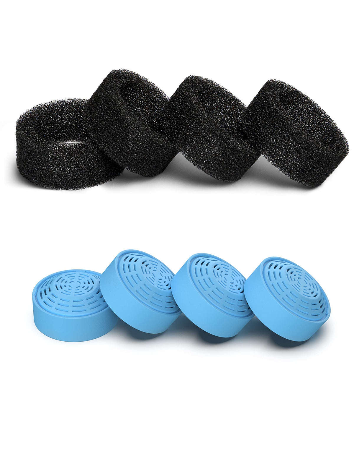 Petlibro 4 Packs Replacement Filters For Ceramic Cat Water Fountain, Quadruple Filtration Dishwasher Safe Quiet Pet Water Founta