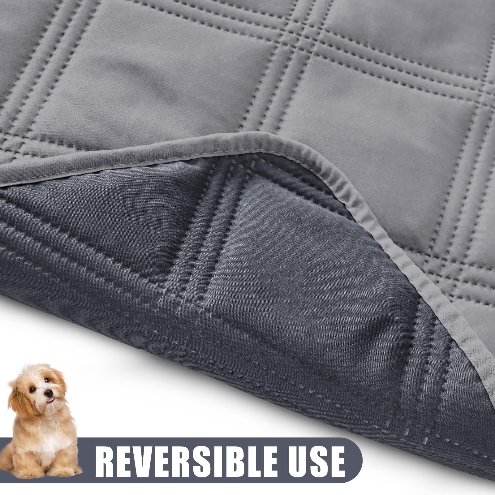 Smiry Waterproof Dog Bed Cover Blanket 82X102, Soft Reversible Pet Blanket, Washable Leakproof Cats Dogs Couch Cover For Sofa, C