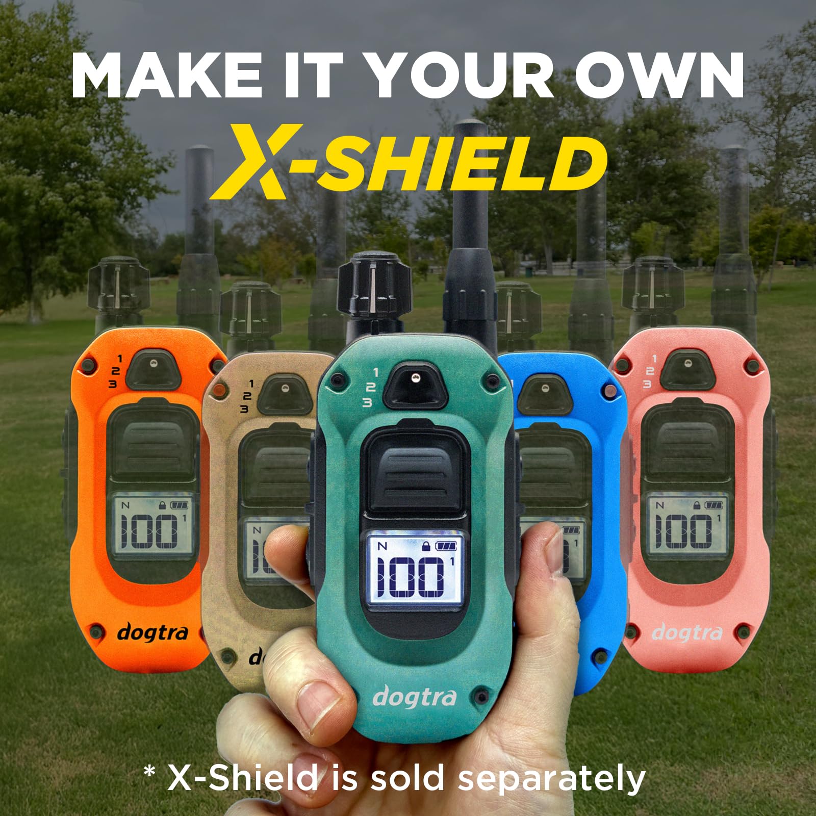 Dogtra 280X E-Collar - Remote Training Collar for Stubborn Dogs, 1/2 Mile Range, Waterproof, LED Light, Biothane Strap, 280X 1-Dog