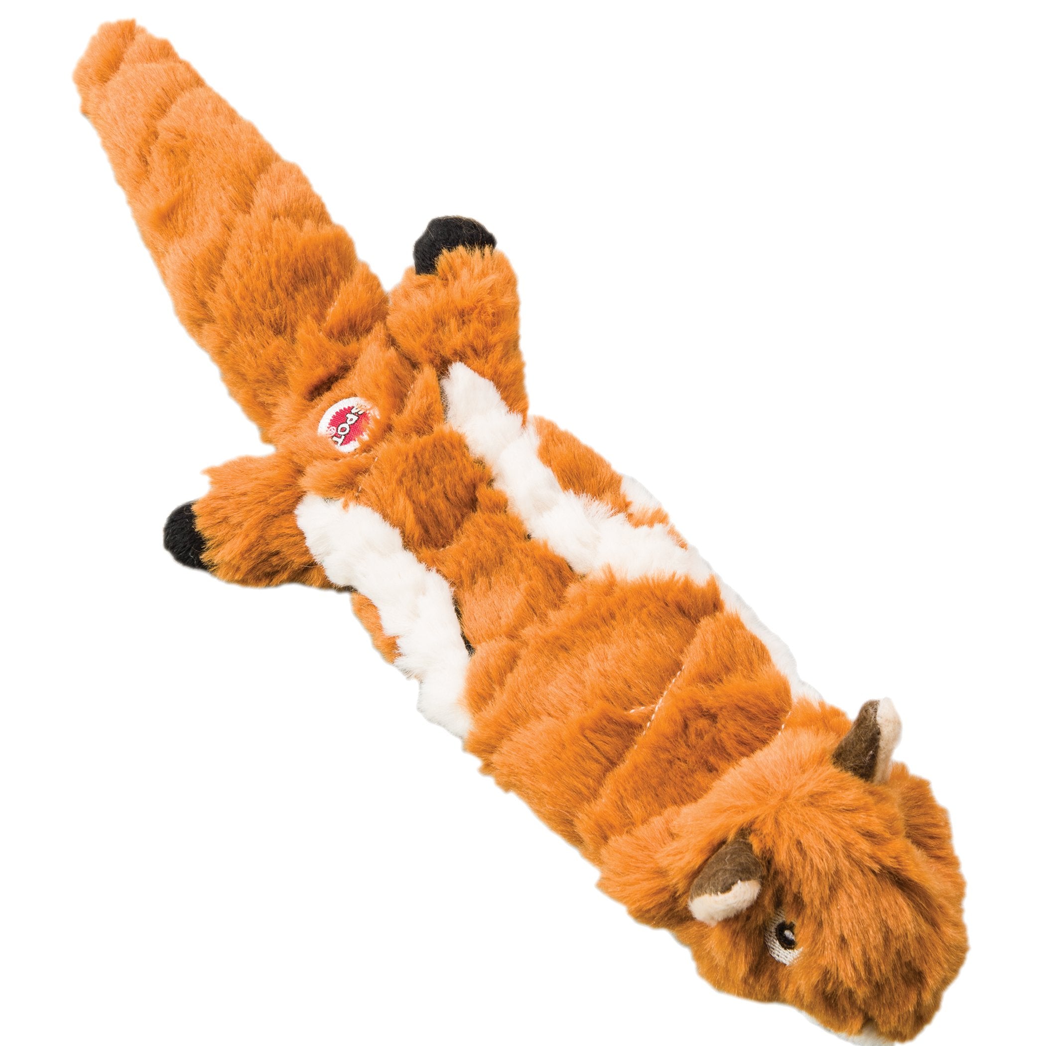 Spot Ethical Pets Chipmunk Mini Skinneeez Extreme Stuffingless Quilted Dog Toy, 14'', Multicolor (54218)