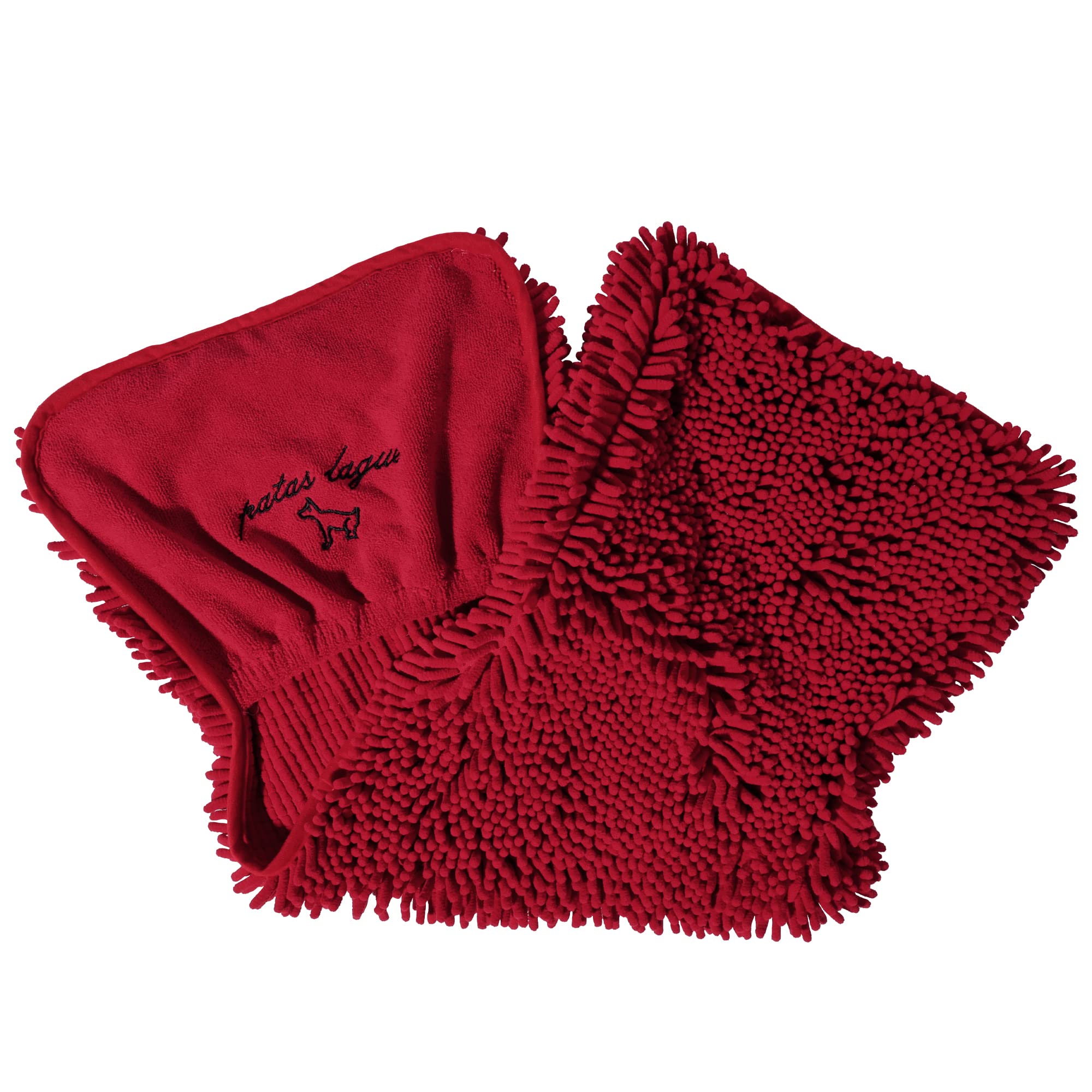 Patas Lague Absorbent Dog Towel for Drying Dogs Large, 35  x15   Extra Large Microfiber Quick Drying Pet Bath Towel with Han