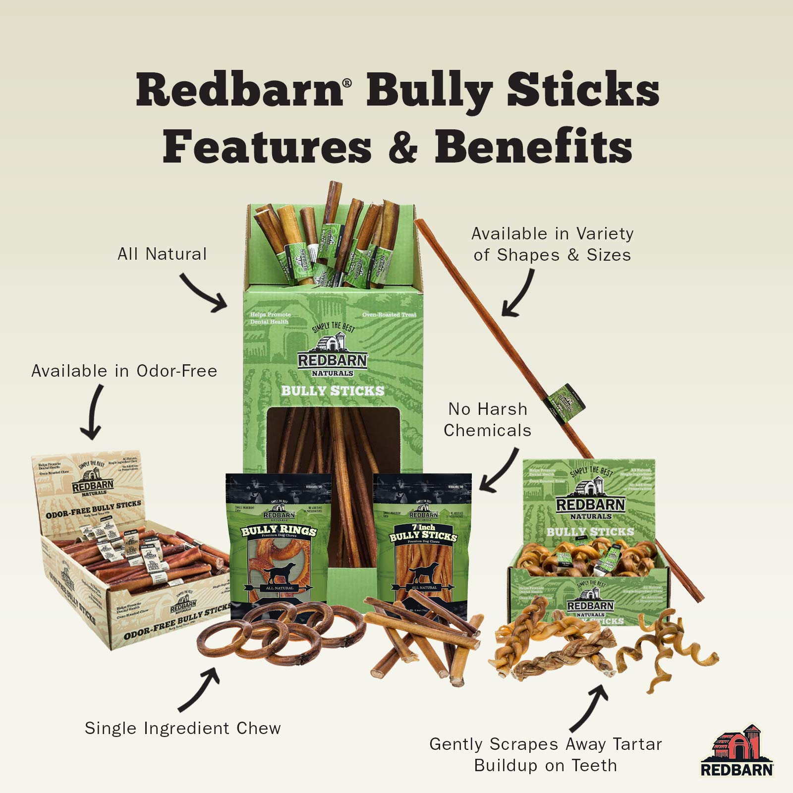 Redbarn Pet Products Bully Rings, 3-Pack, Case of 8