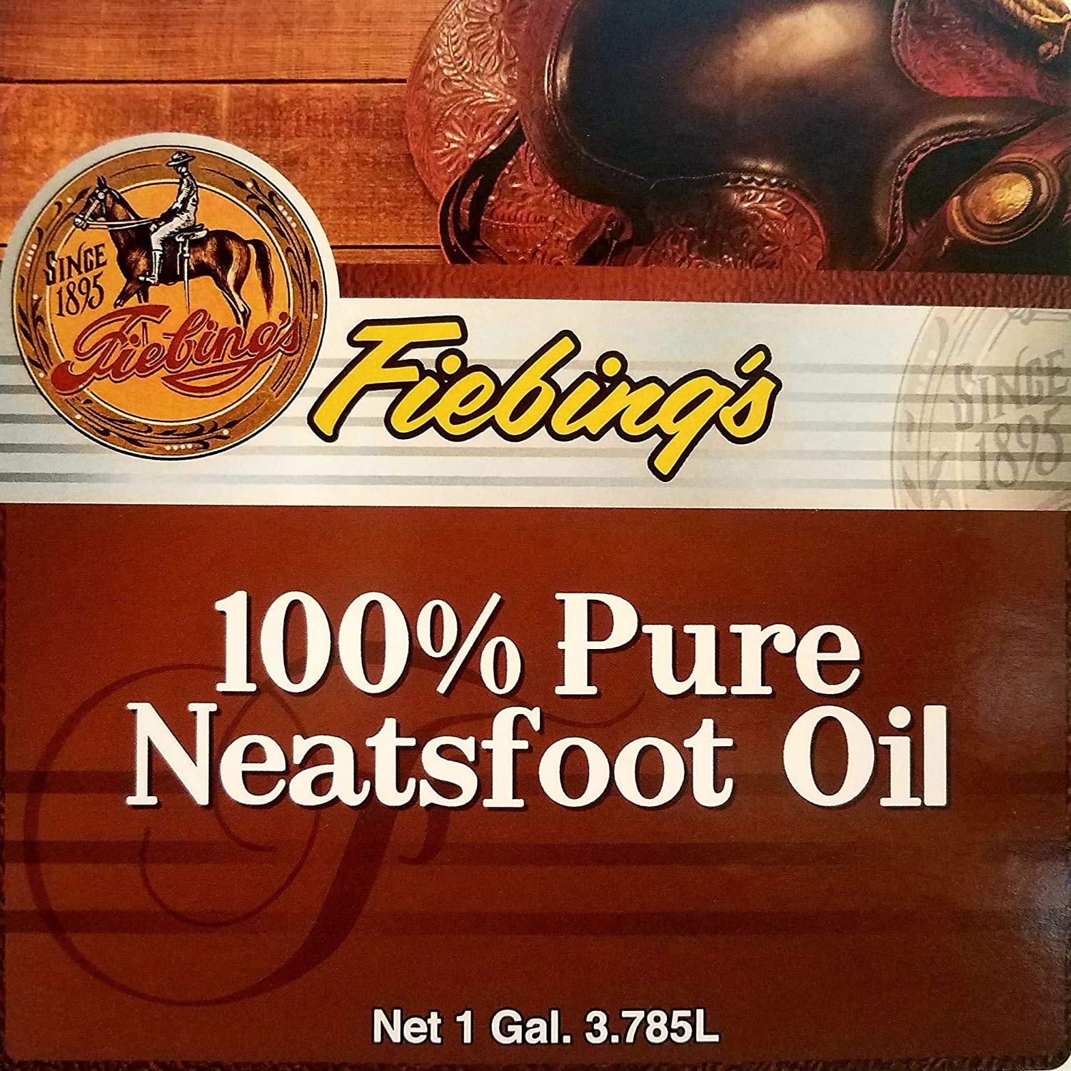 Fiebing'S 100% Pure Neatsfoot Oil 16Oz - Natural Leather Preservative - Great For Boots, Baseball Gloves, Saddles And More