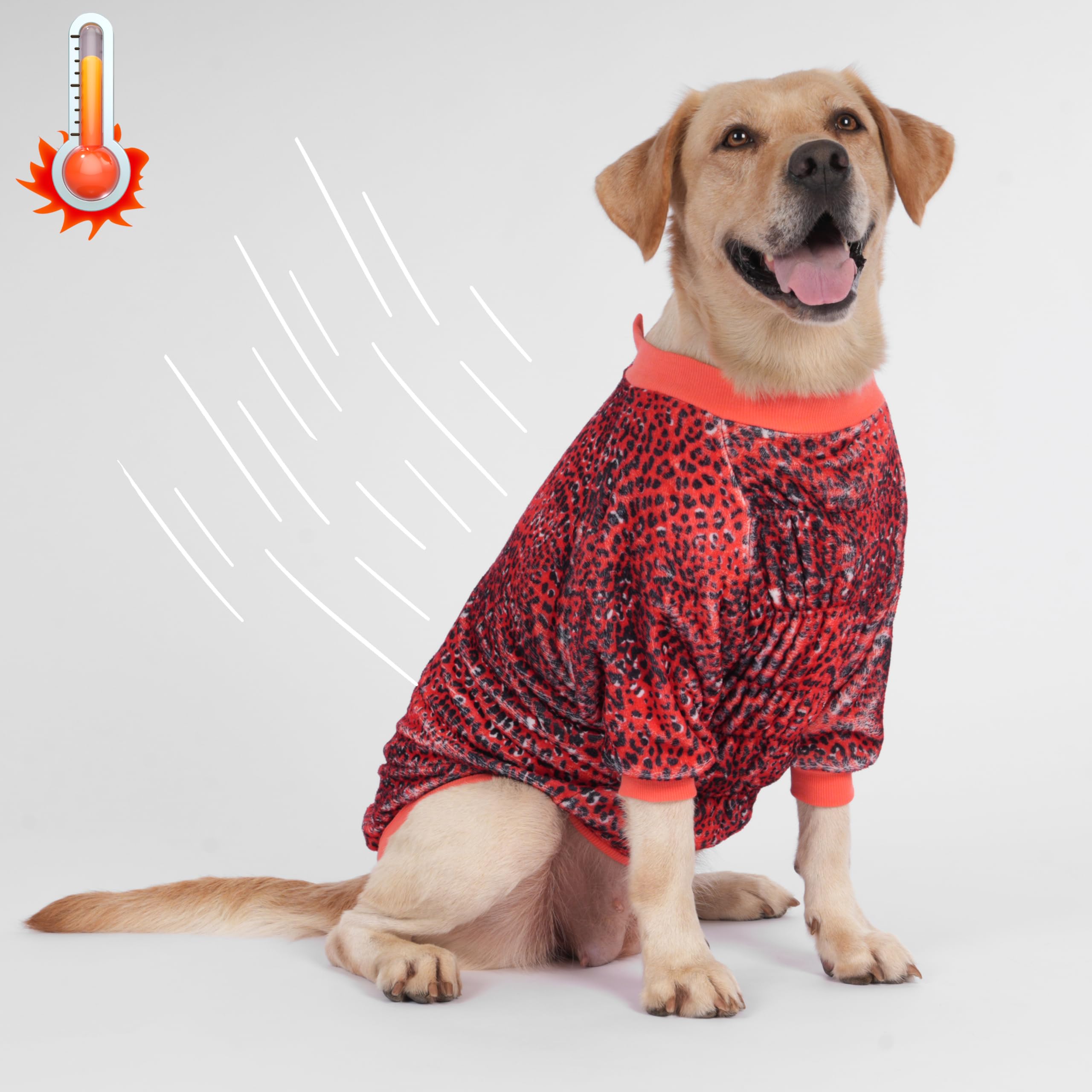 Lovinpet Dog Jacket Big Dog, Upgraded Lightweight Sweater For Dogs With Pink Dot Leopard Prints Dog Clothes, Fashionable Dog Flannel Shirt, Suitable For Small Dog Breeds,Pink