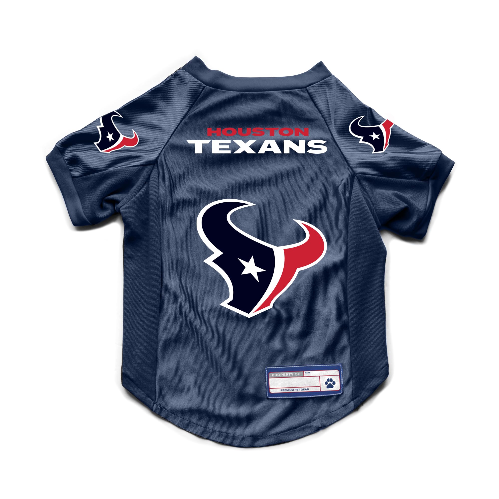 Littlearth Houston Texans NFL Pet Stretch Jersey,X-Small Houston Texans X-Small
