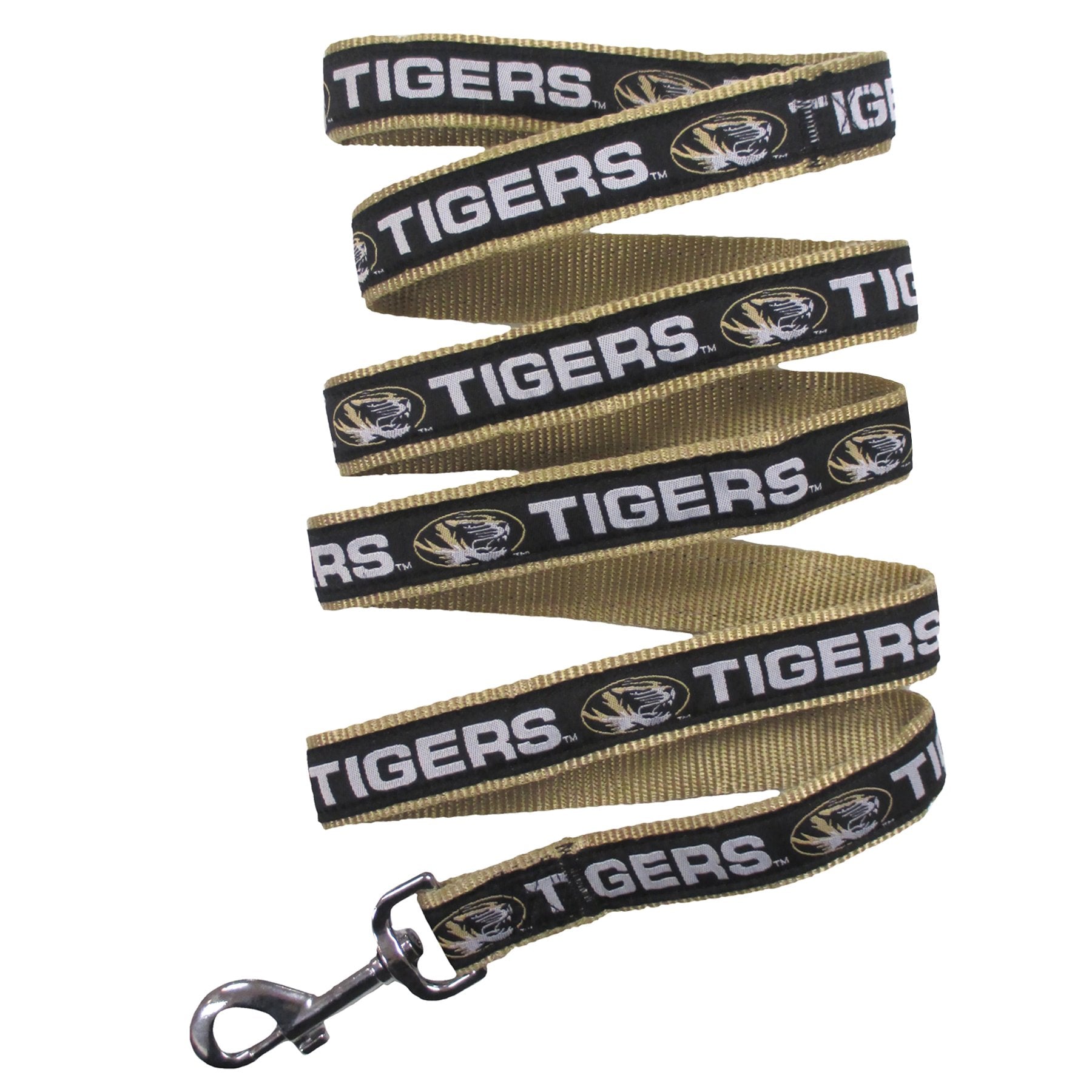 Pets First Collegiate Pet Accessories, Dog Leash, Missouri Tigers, Large