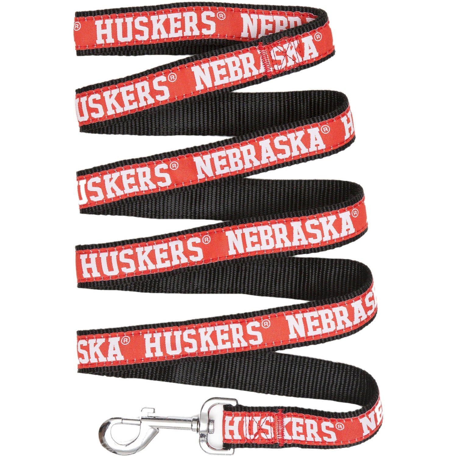 Ncaa Pet Leash, Large, Nebraska Cornhuskers, Dog Leash, Shiny & Colorful Leash For Dogs & Cats Licensed By The Ncaa, Old Version