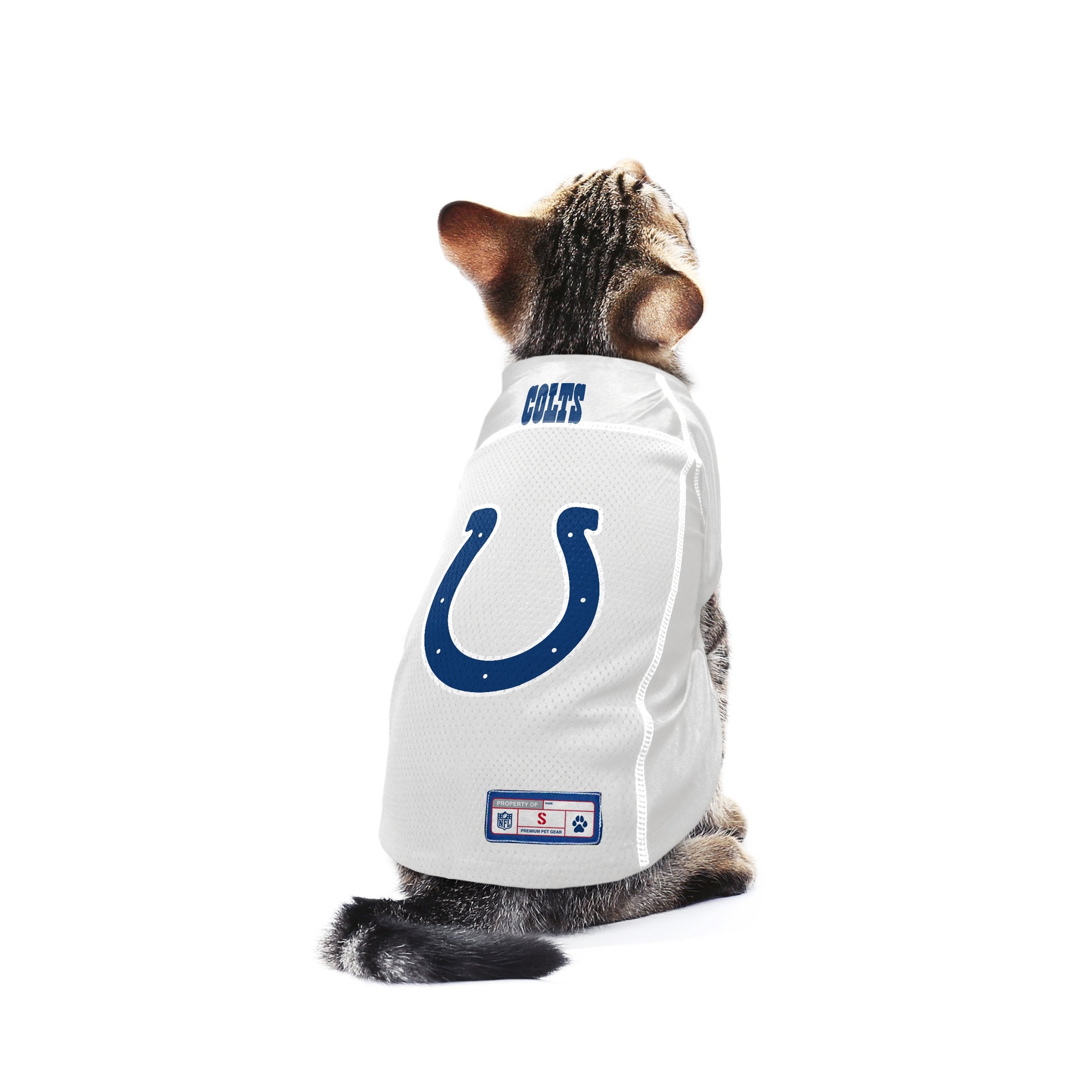 Littlearth Unisex-Adult Nfl Indianapolis Colts Basic Pet Jersey, Team Color, X-Small, (320134-Colt-Xs)