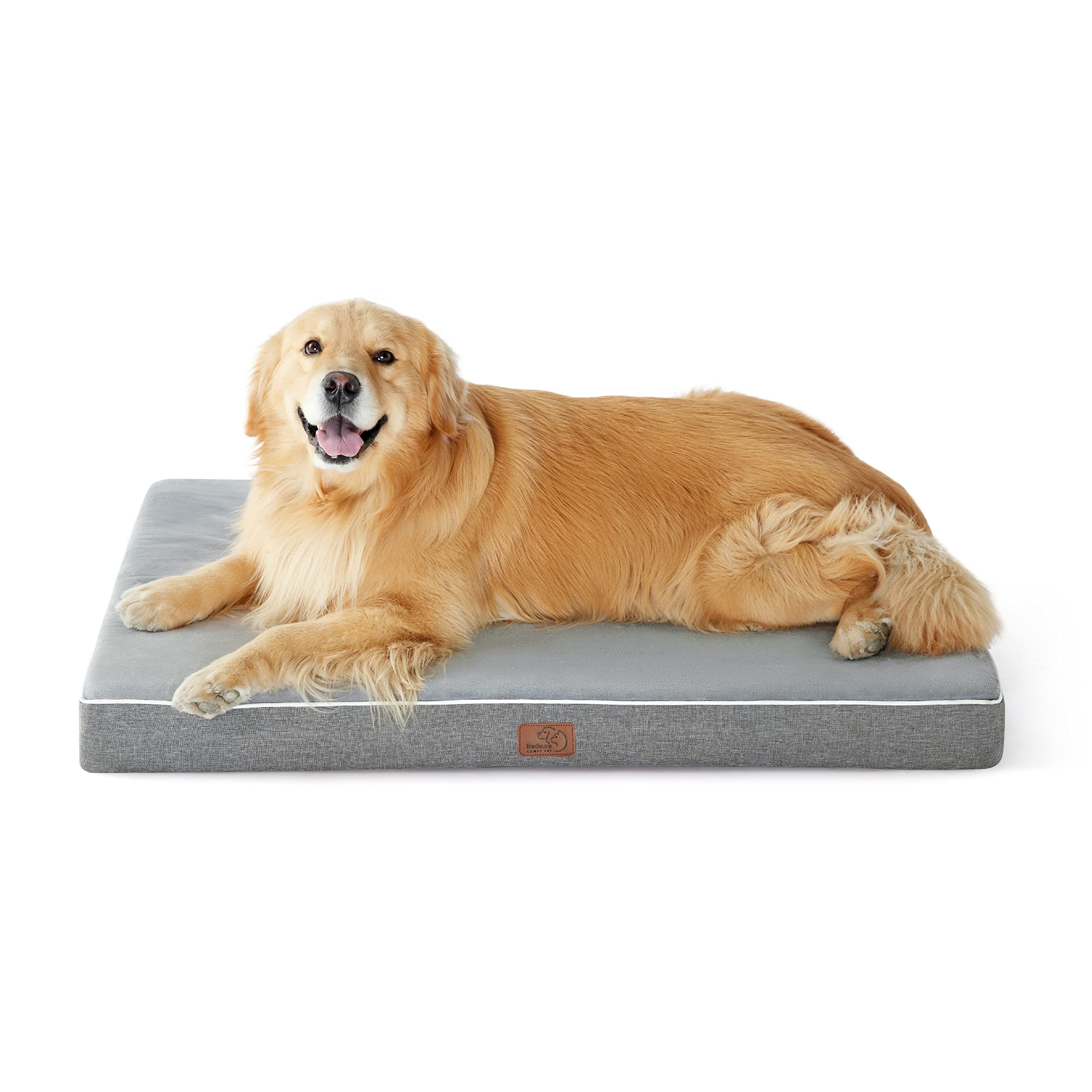 Bedsure Memory Foam Dog Crate Bed For Extra Large Dogs, Xl Orthopedic Waterproof Pet Beds With Removable Washable Water-Resistan
