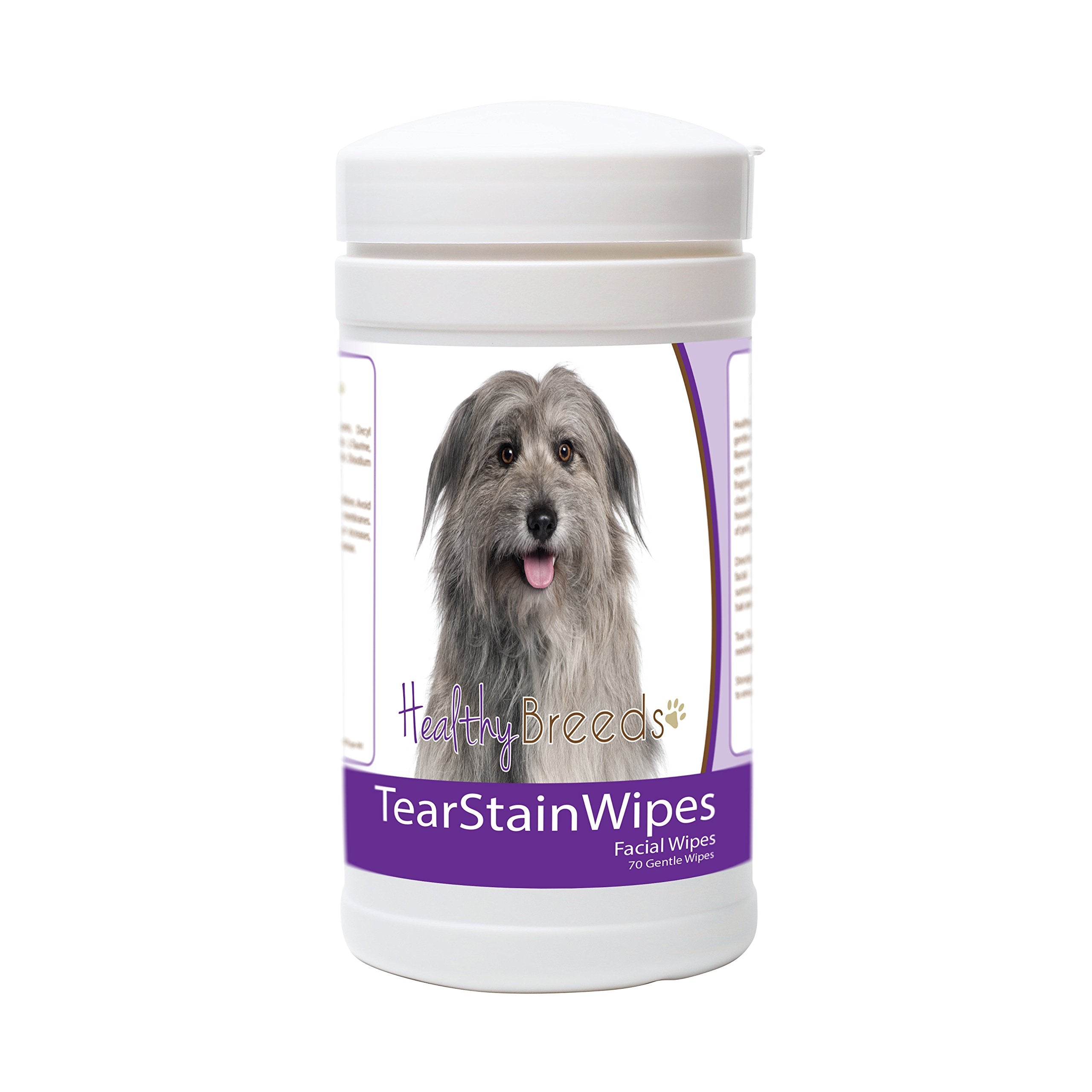 Healthy Breeds Pyrenean Shepherd Tear Stain Wipes 70 Count