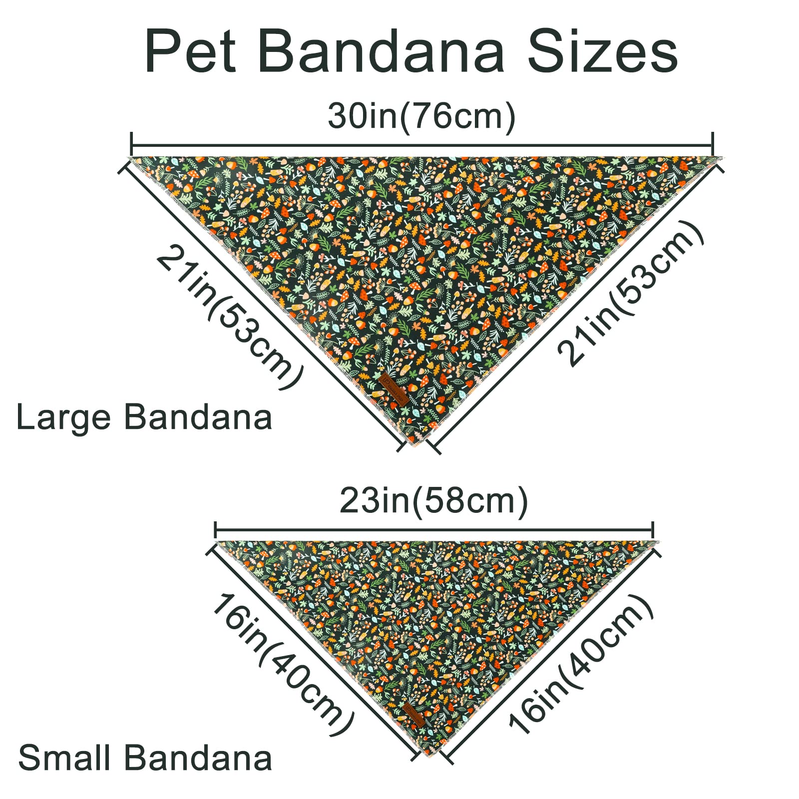Fall Dog Bandana, Up Urara Pup Puppy Bandana For Small,Medium Dog, Comfortable Cotton Triangle Bid Scarf Dog, Pet Kerchief For G
