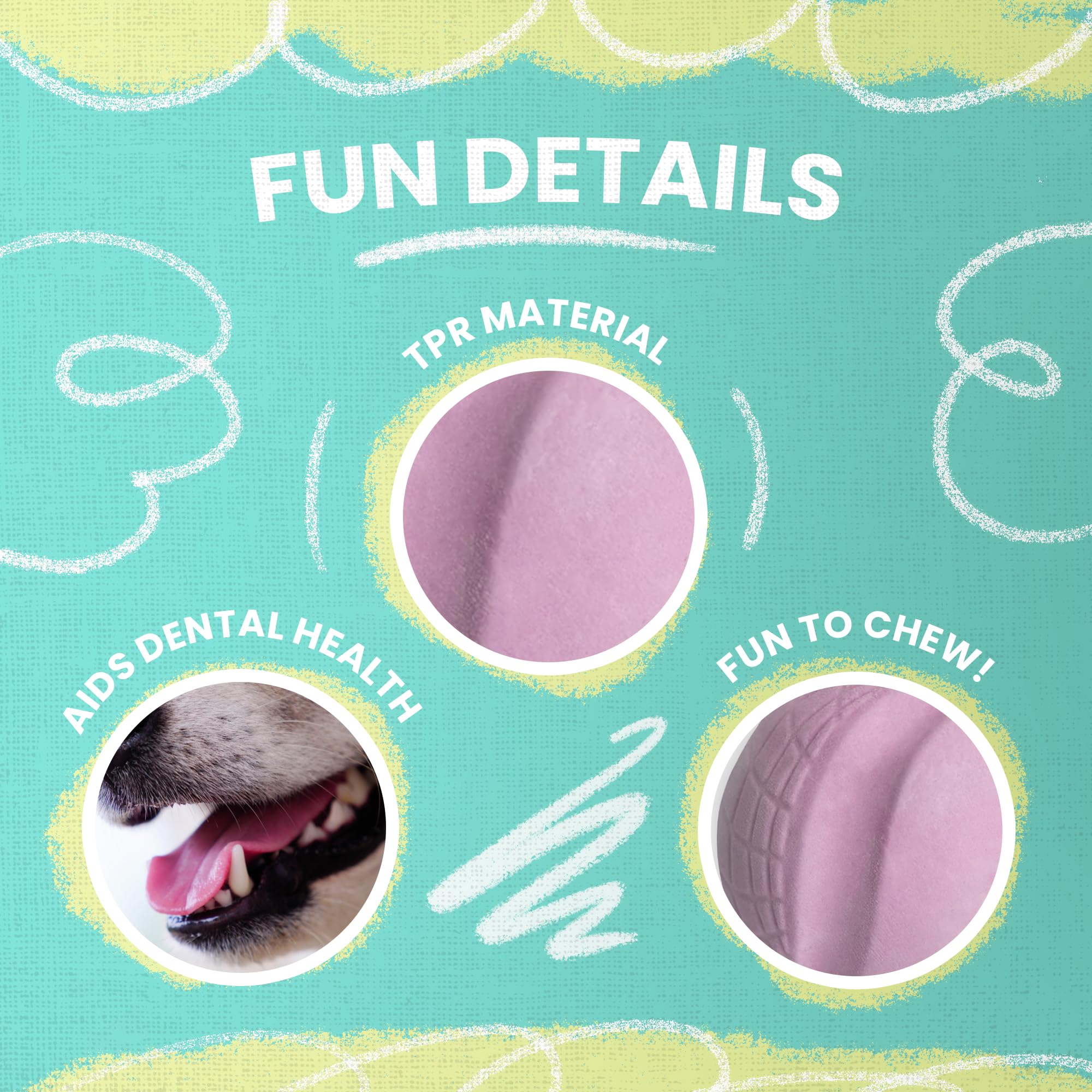 Snugarooz Sky Bounce Ball For Puppies – Pink - 3 Inch Durable Rubber Ball - Ideal For Fetch And Playtime - Aids Dental Health - Eco Friendly