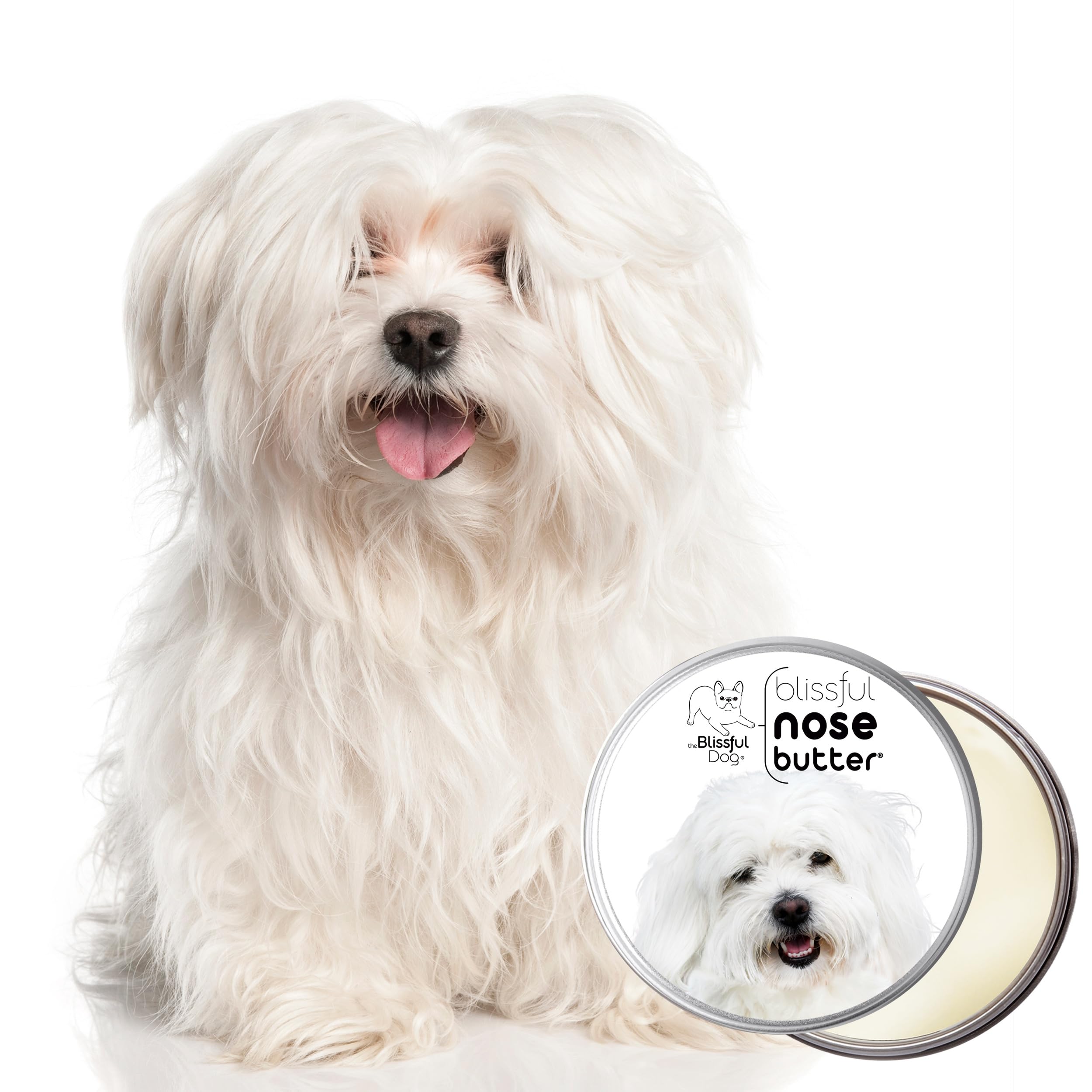 The Blissful Dog Coton De Tulear Unscented Nose Butter, 2-Ounce