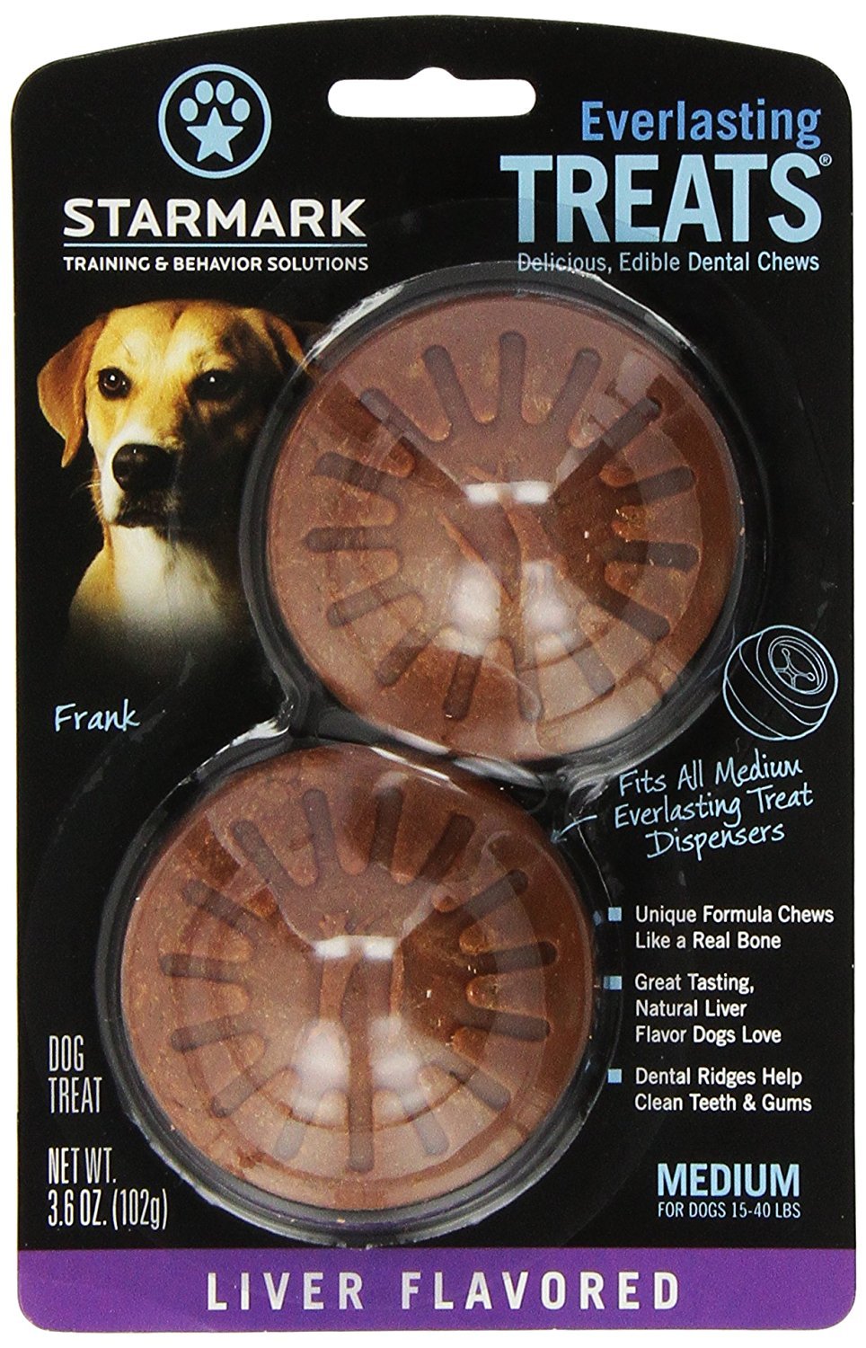 Starmark Everlasting Dog Treat in Liver [Set of 2] Size: Medium