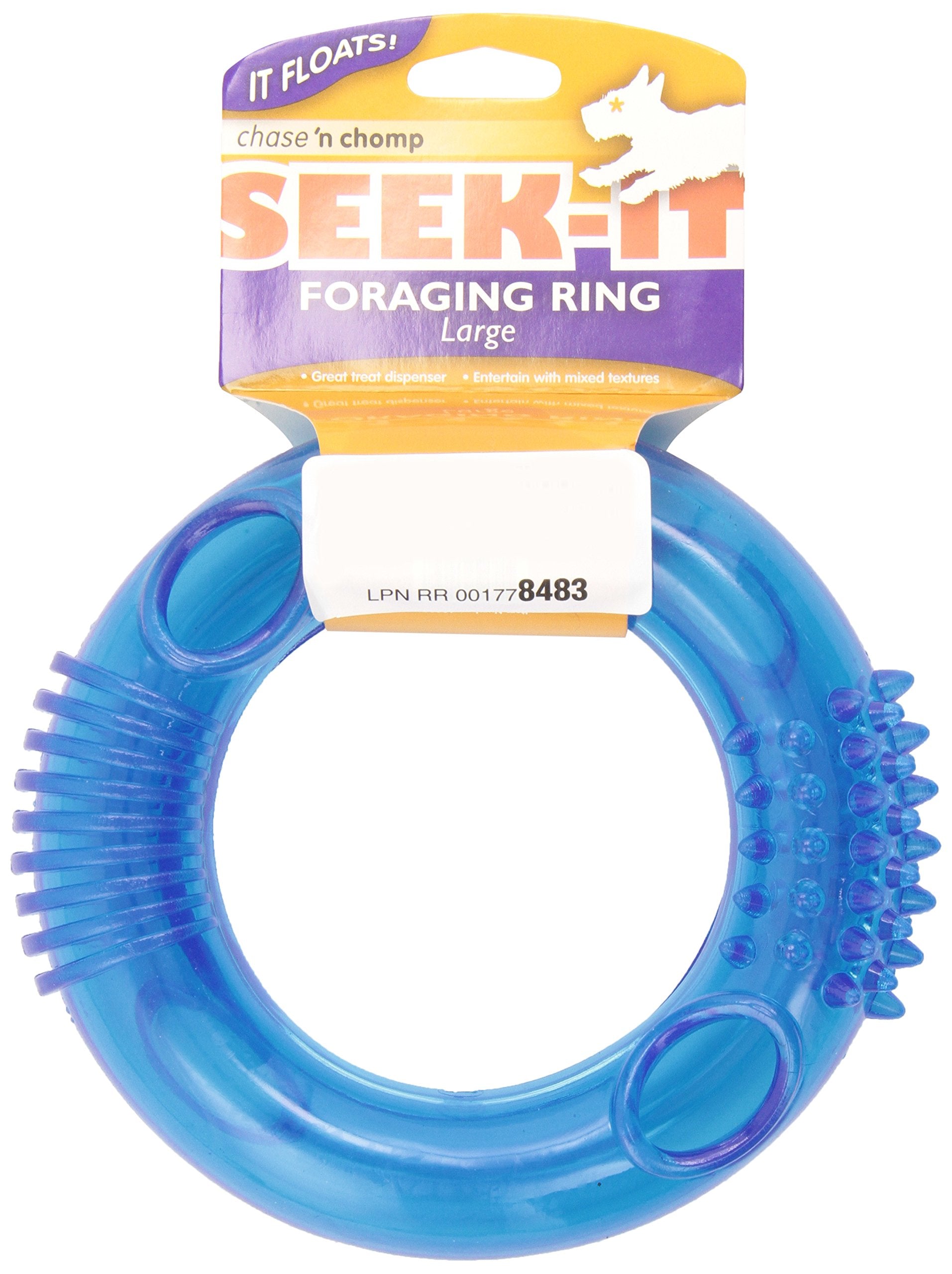 Chase 'n Chomp Foraging Ring Pet Chew Toy, Large