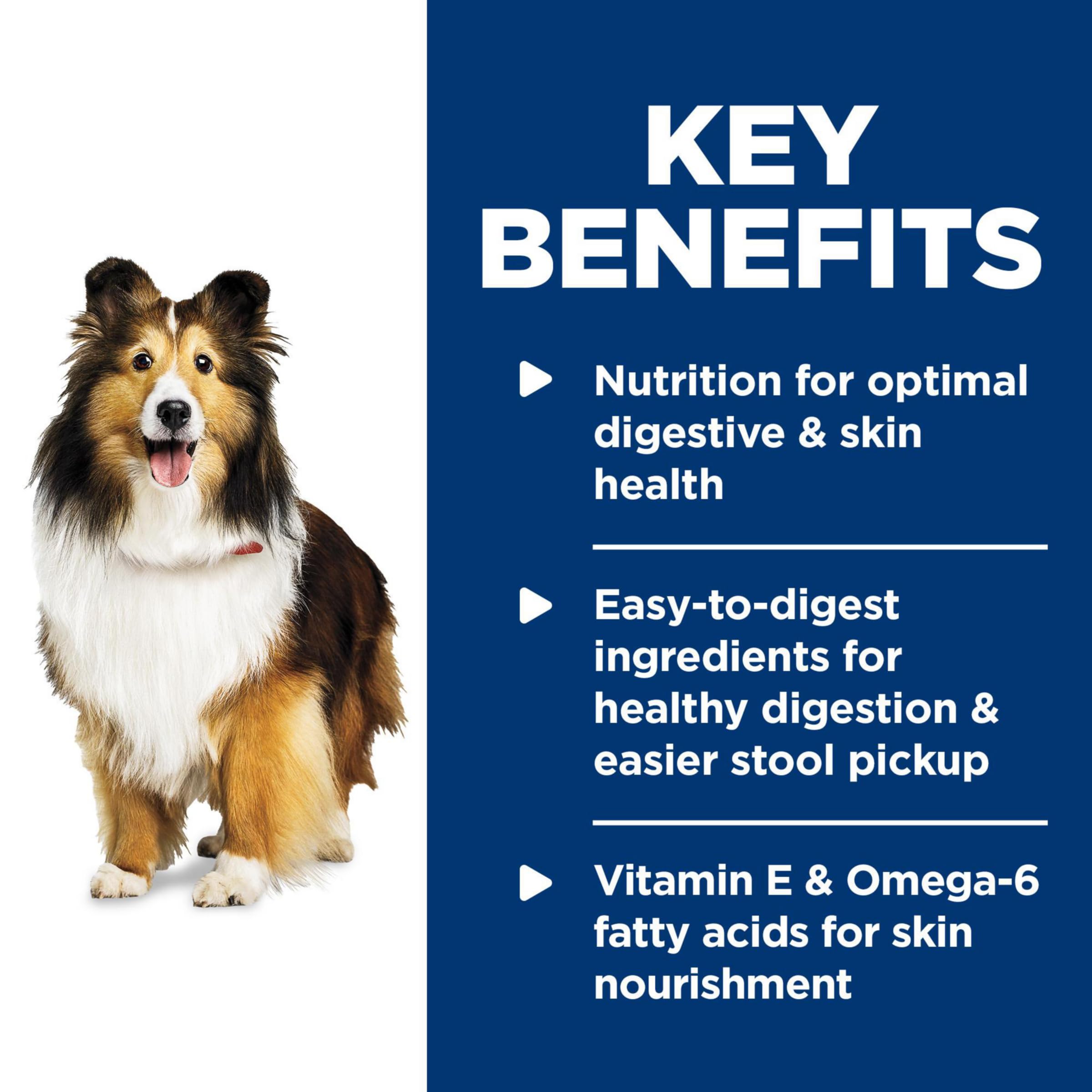 Hills Science Diet Sensitive Stomach & Skin, Adult 1-6, Stomach & Skin Sensitivity support, Wet Dog Food, Turkey & Rice Stew, 1