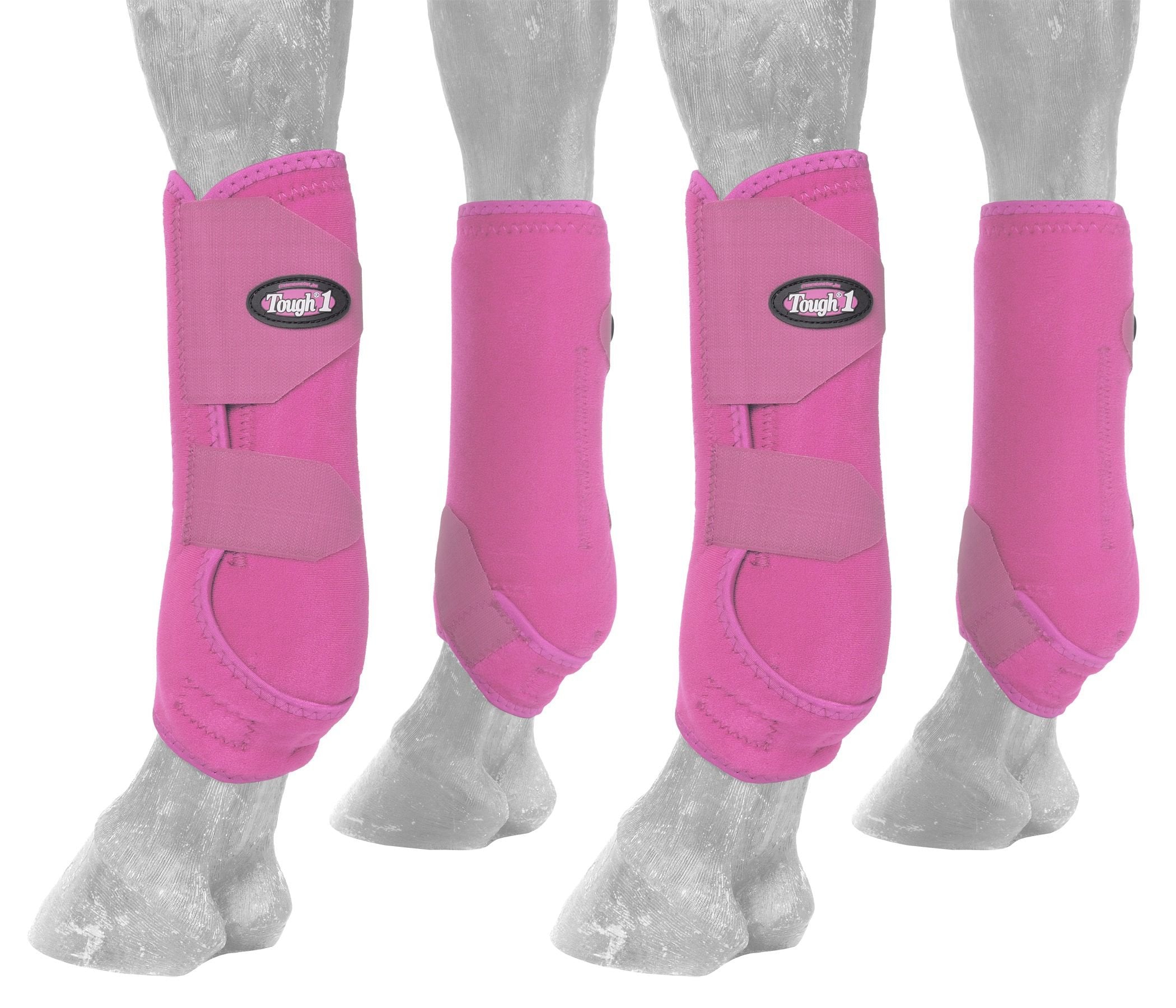Tough 1 Extreme Vented Sport Boots Set, Pink, Large