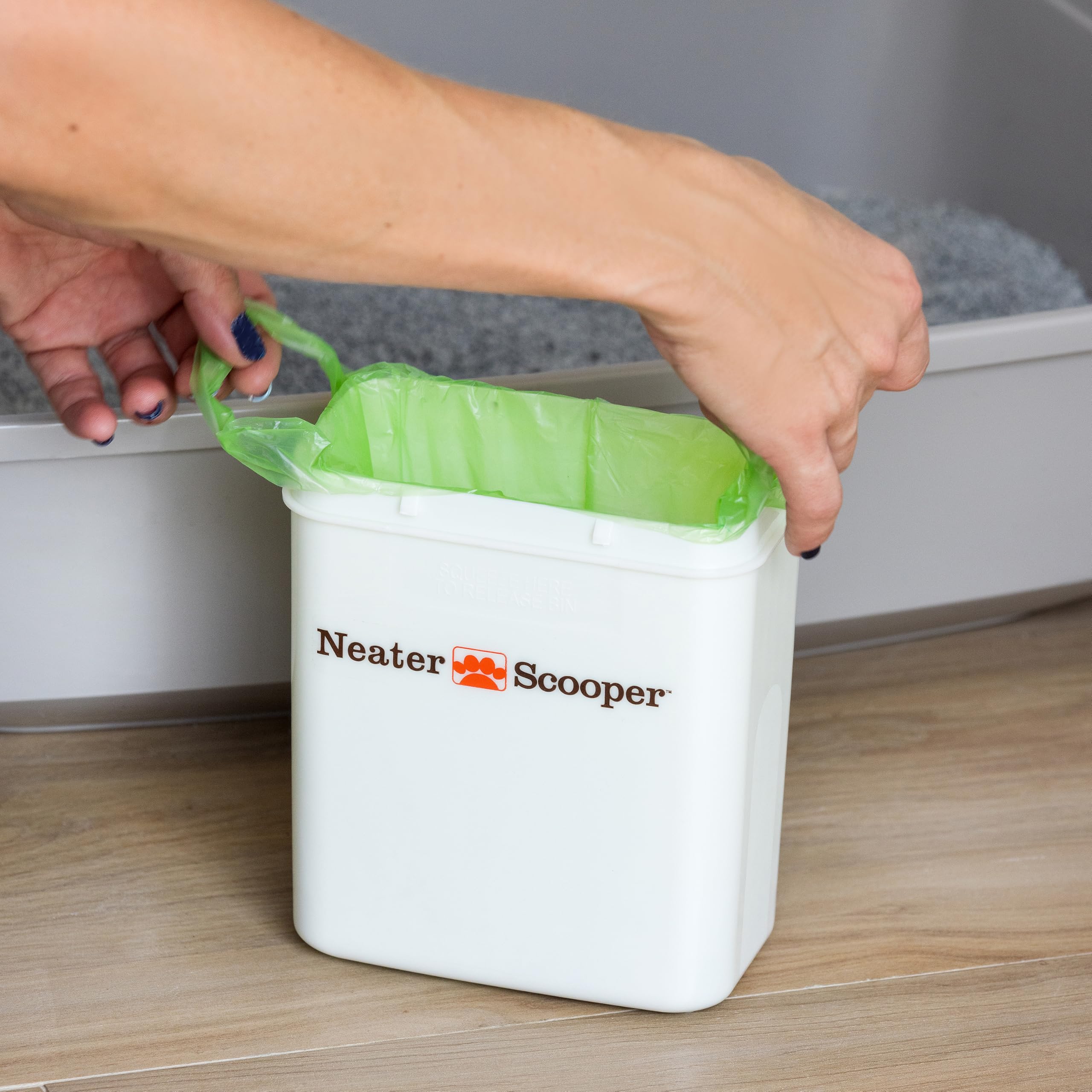 Neater Pets Neater Scooper Standard Size Refill Bags For Standard Neater Scooper Litter Scoop With Bags (6 Boxes, 90 Count)