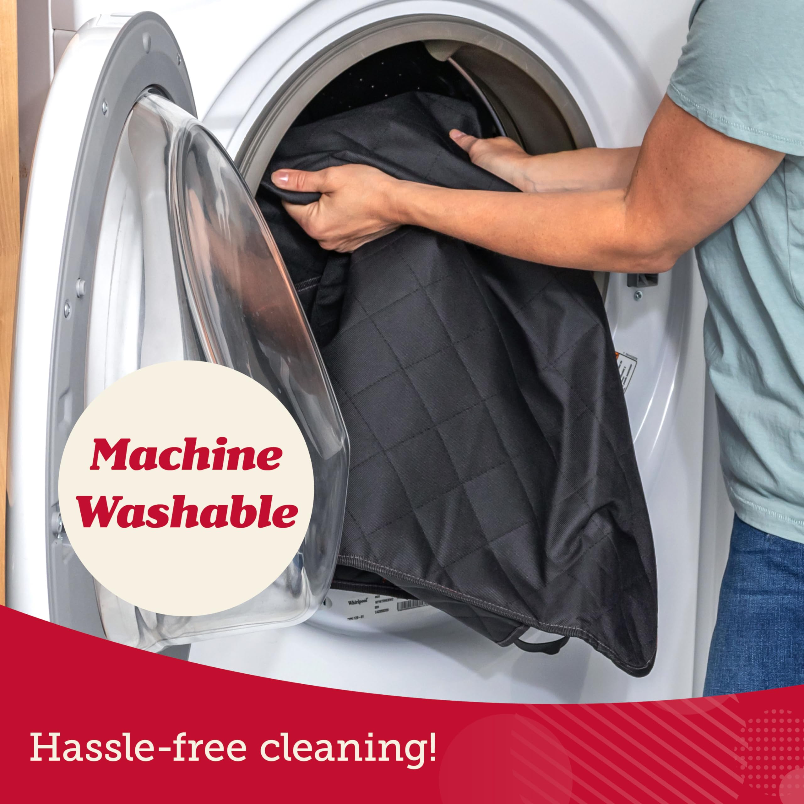 Lusso Gear Dog Car Seat Cover - Non-Slip Waterproof Back Bench Protector For Suv, Car, Truck - Basic Edition Black For Dogs - Ca