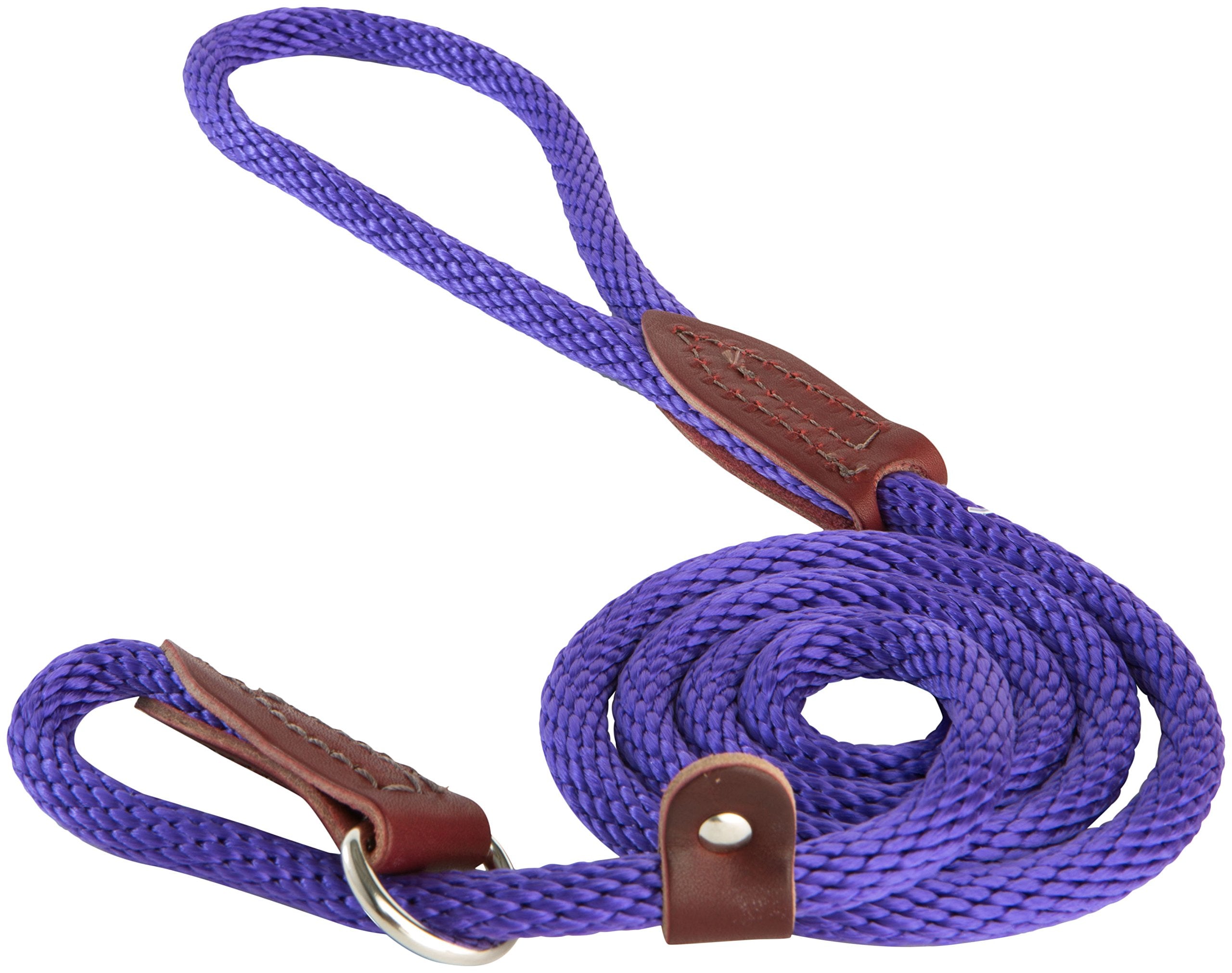 Omnipet British Rope Slip Lead For Dogs, 4', Purple